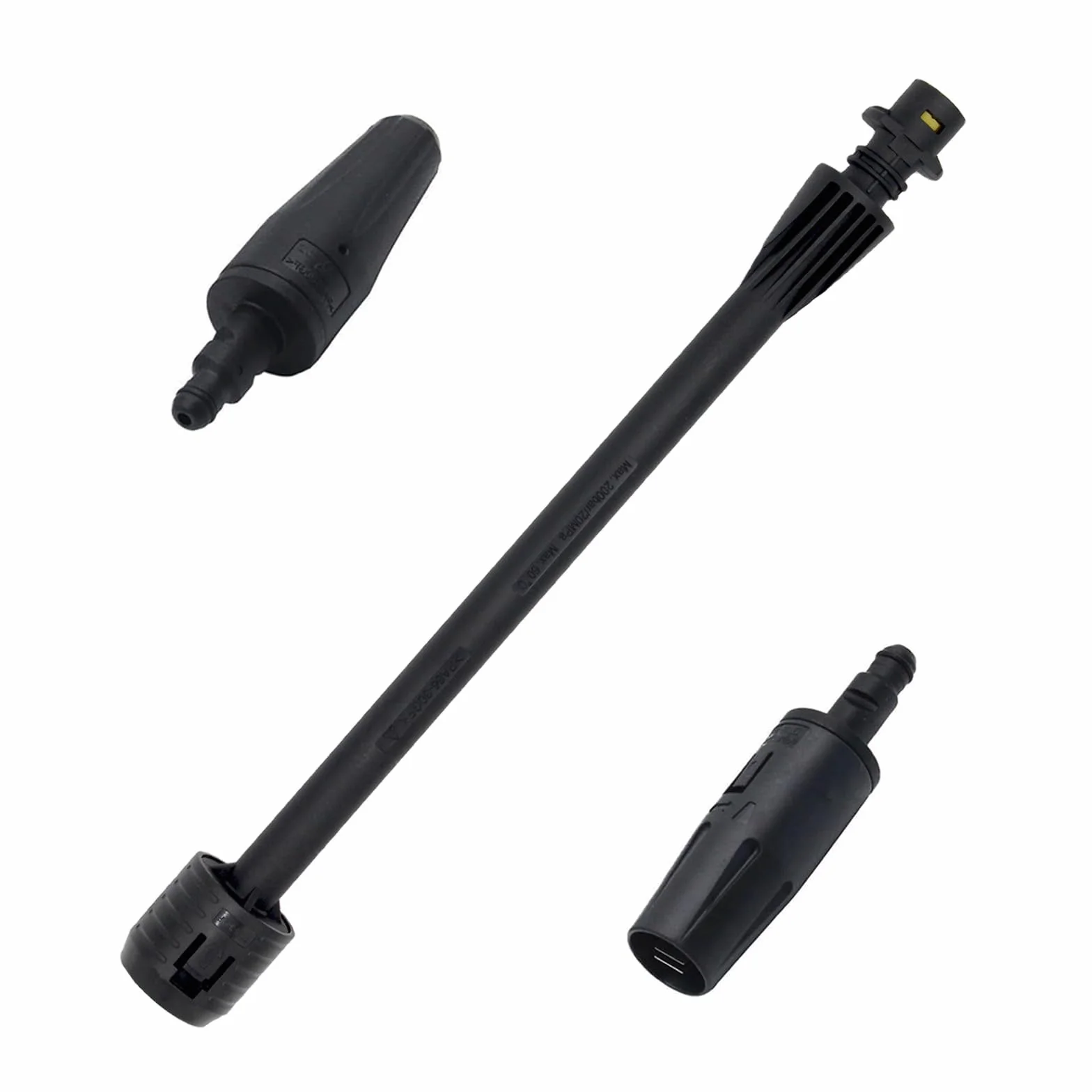 Dirt Blaster Lanca do Karcher K2, K3, K4, K5, K6, K7, Dirt Blaster, kompatybilna z myjką ciśnieniową Karcher / Lavor / Parkside, dysza wirnika dmuchawy brudu, regulowana lanca Power Jet
