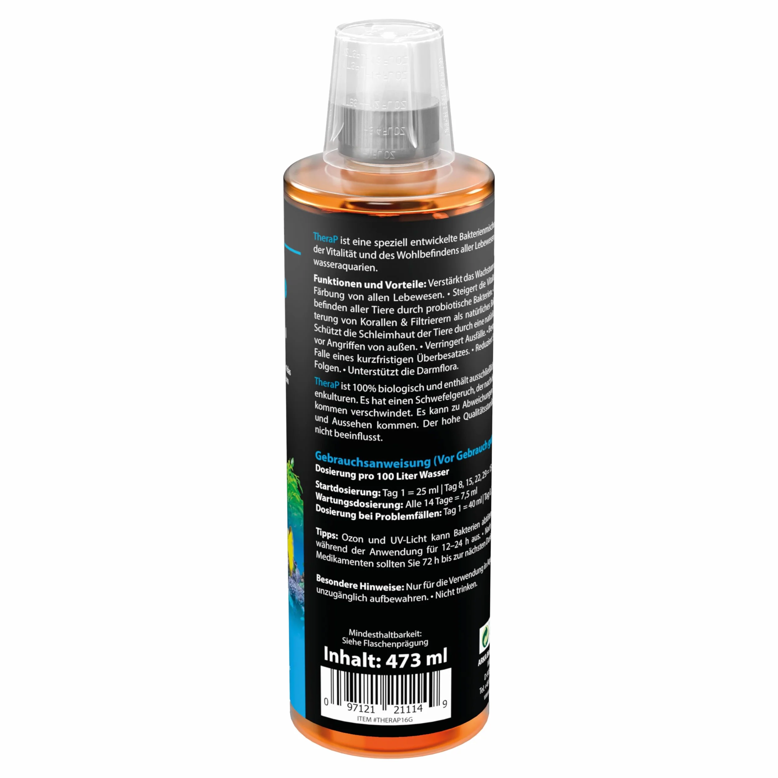 MICROBE-LIFT SBHTHERAPH16 Special Blend - zestaw bakterii do pielęgnacji ryb, 2 x 473 ml