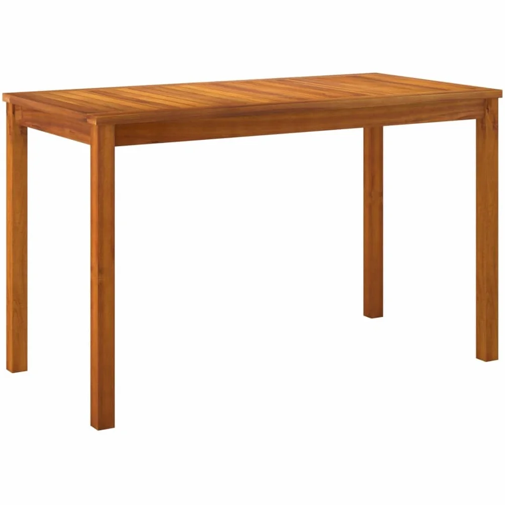 vidaXL Stół ogrodowy, 110x55x67 cm, lite drewno akacjowe