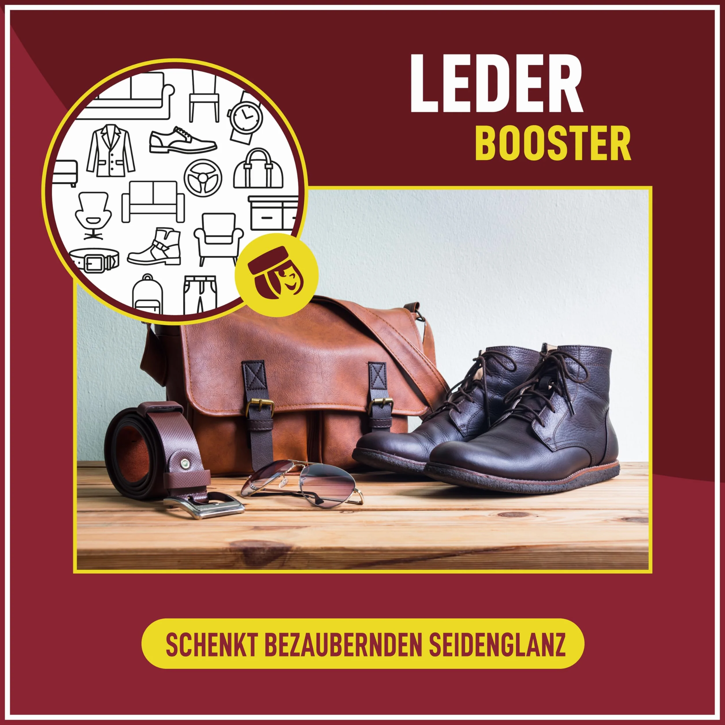POLIBOY Leather Booster środek do pielęgnacji skóry czyszczący 2 x 375 ml
