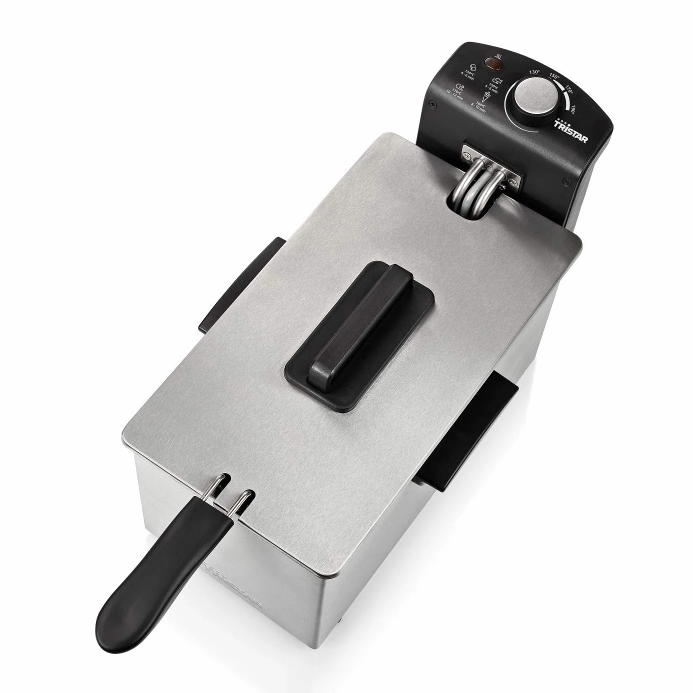 Tristar frytkownica Deep Fryer - pojemność 3 litry - moc 2000 W - wykończenie ze stali nierdzewnej - porcja nawet dla 4 osób - FR-6946