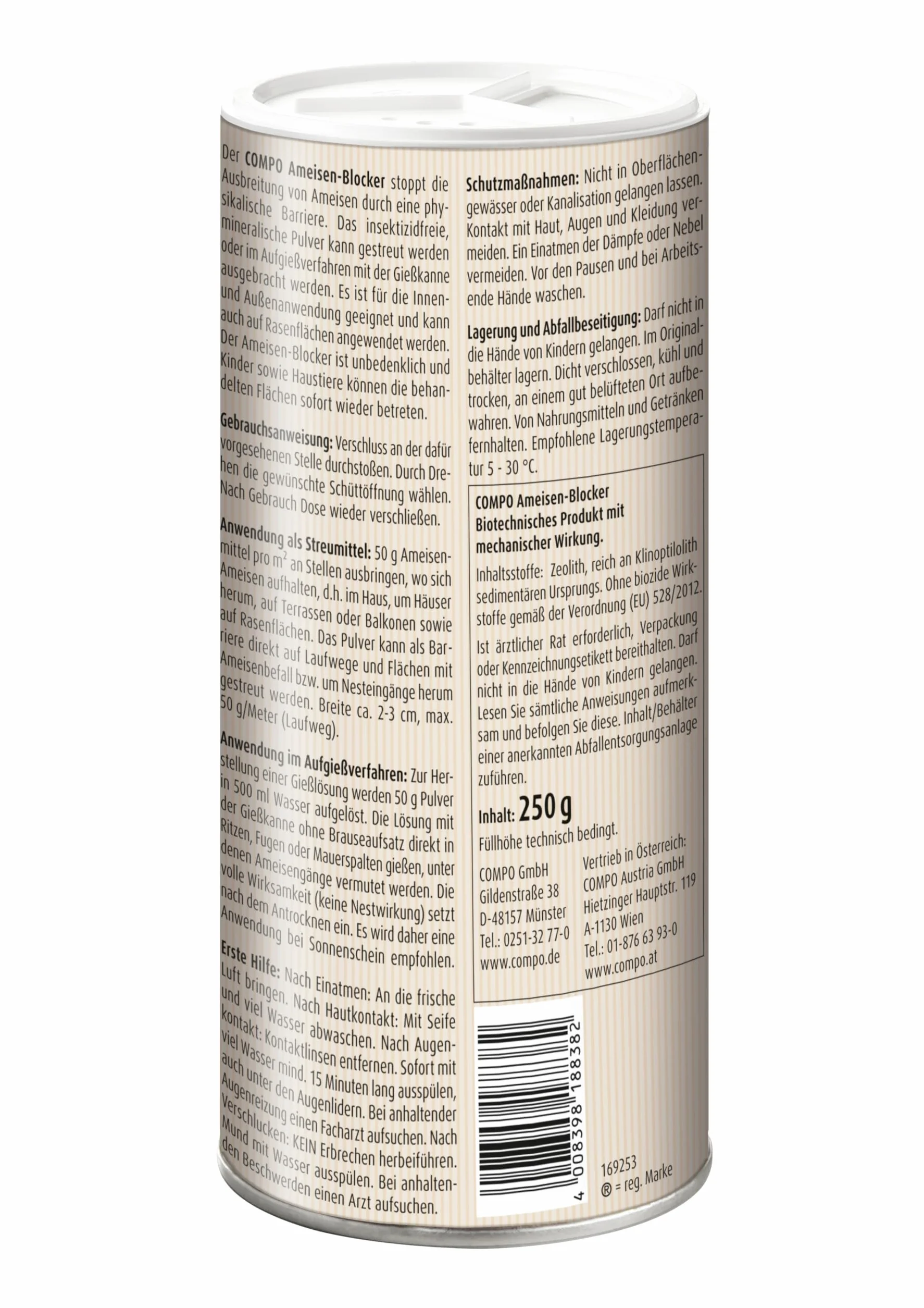 COMPO Bloker mrówek 250 g