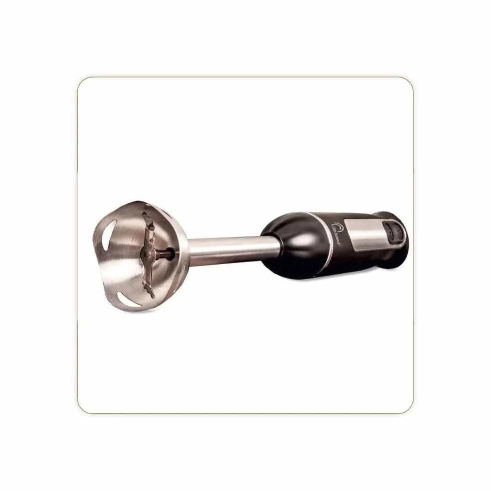 LITTLE BALANCE 8518 Speed Stainless Mixer Kit 600 Plus, 4 w 1 Mixer, siekacz, trzepaczka do ziemniaków, mikser ręczny, miarka, 600 W, stal nierdzewna