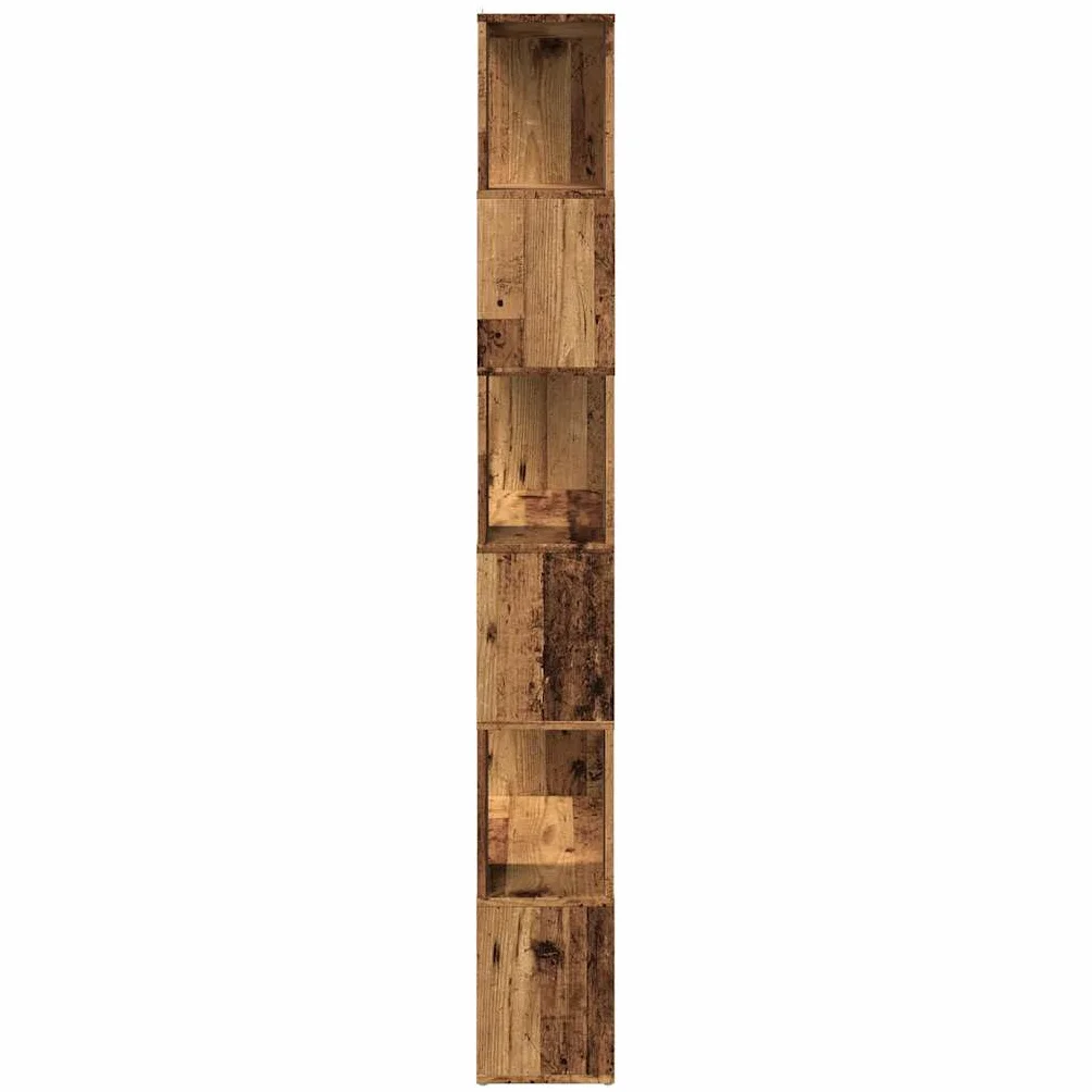vidaXL Regał na książki/przegroda, stare drewno, 80x24x186 cm
