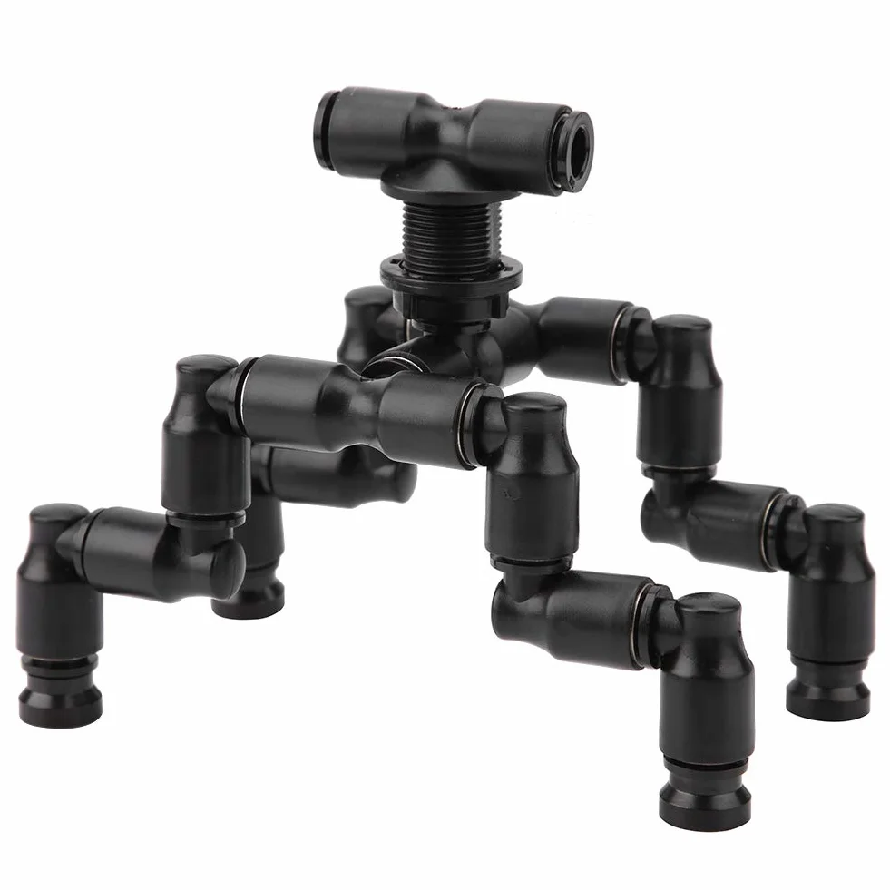 Gady Dysza do Terrarium, Plastikowe Gady Fogger Mist Sprinkler Zbiornik Lasu Deszczowego Regulowana Dysza Chłodząca 360 dla Zwierząt Domowych System Chłodzenia Zwierząt Domowych