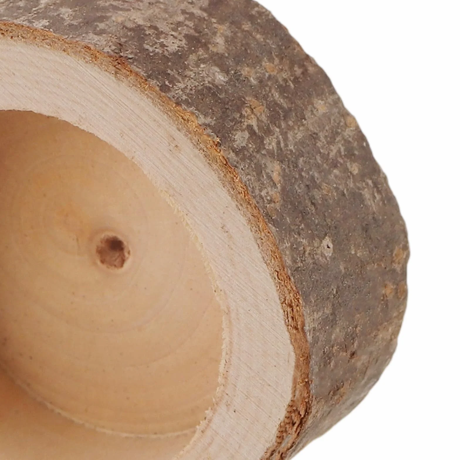 30 sztuk drewnianych świeczników na podgrzewacze, 6 cm, wysokość 2,5 cm, z naturalnego drewna, okrągłe, na wesele, urodziny, Boże Narodzenie, dekoracja stołu