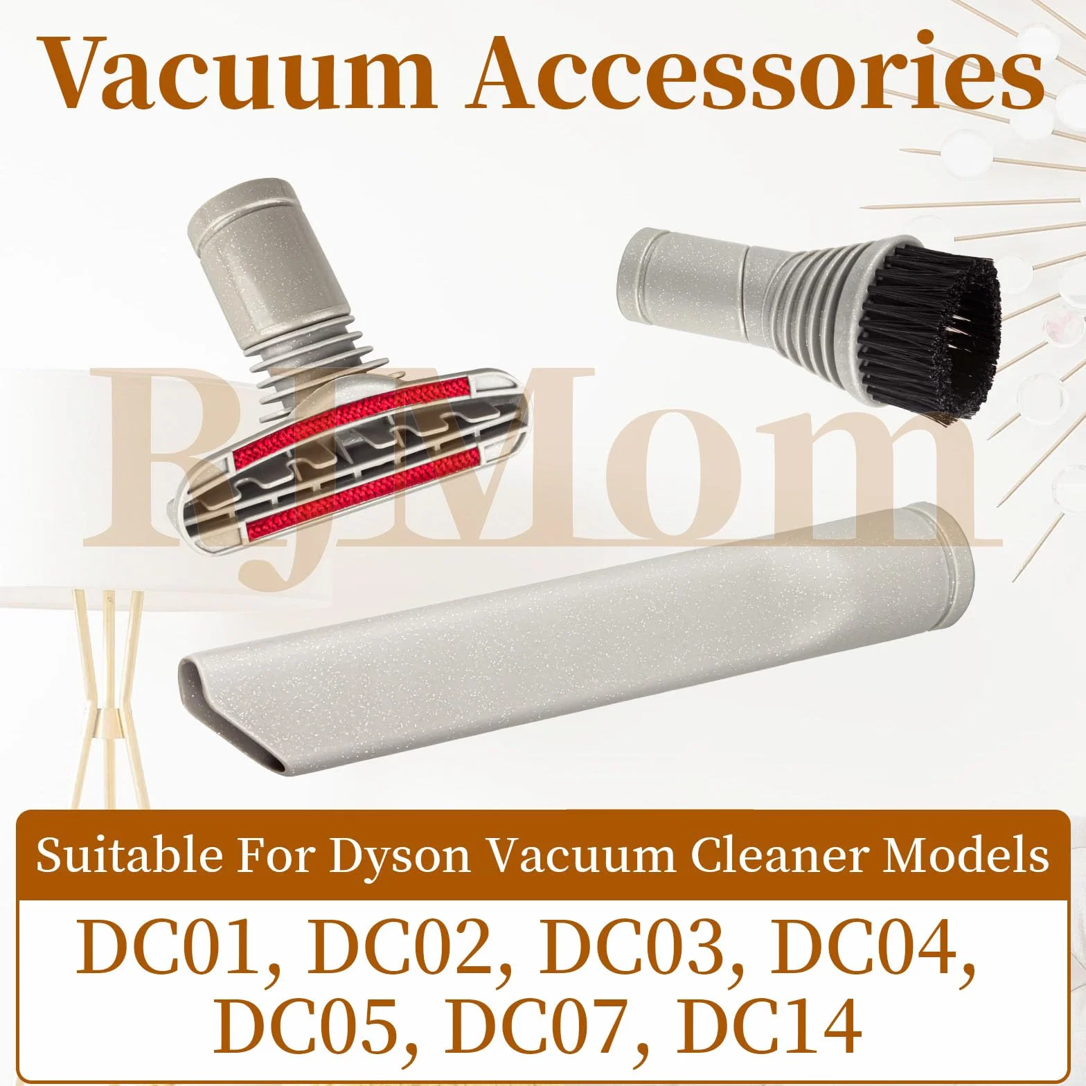 jingobell 3 narzędzia do mocowania odkurzacza Dyson DC07/DC14 Crevice szczotka do czyszczenia tapicerki
