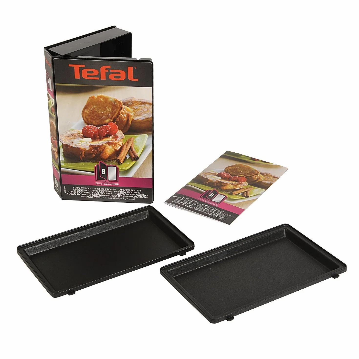 TEFAL XA800912 Snack Collection, Wymienna płyta do Tostów francuskich, kompatybilna z opiekaczem Snack Collection, numer 9