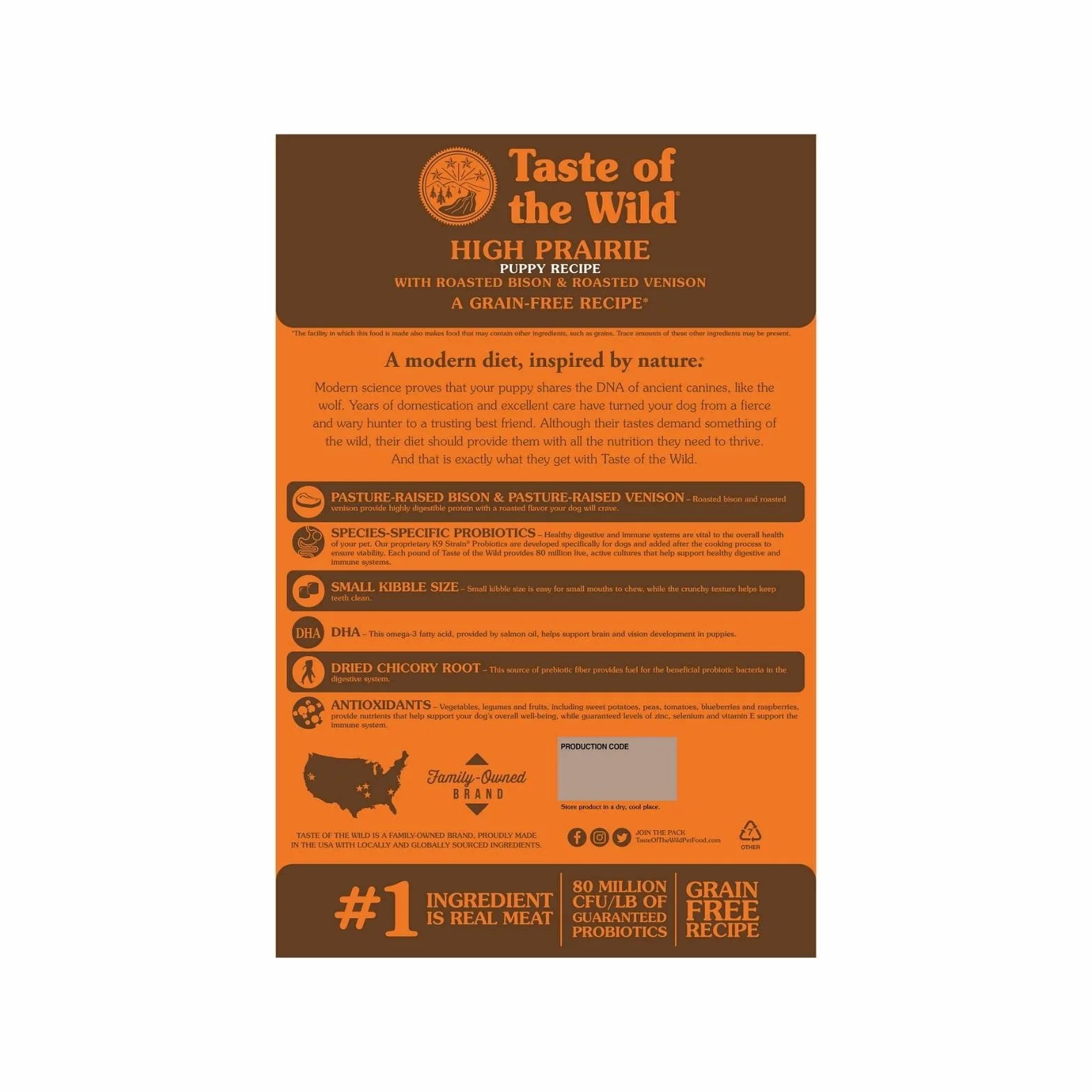 Taste of the Wild High Prairie Puppy, 2 kg