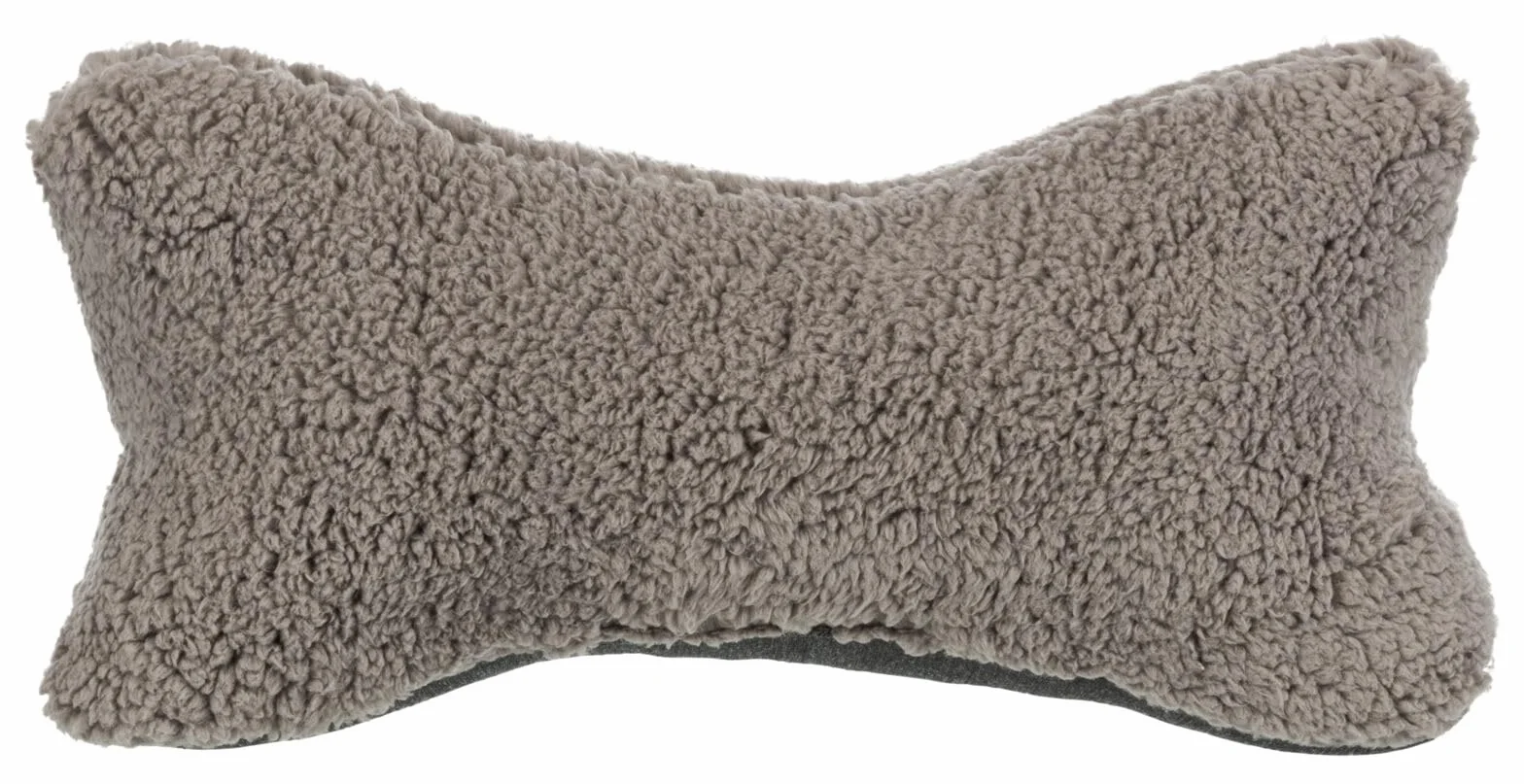 TRIXIE 38000 poduszka pod głowę Bendson, 40 × 22 cm, jasnoszara/ciemnoszara, czarna