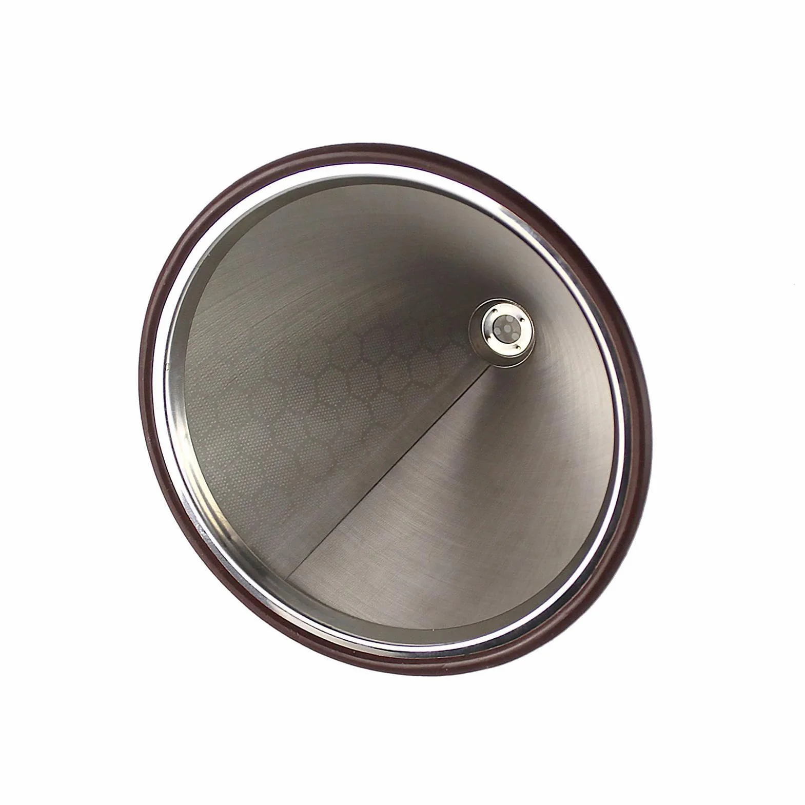 Drobne sito siatkowe, narzędzie sitkowe, Pour Over Coffee Filter, Stainless Steel Coffee Strainer Cone Coffee Filters Honeycomb Fine Mesh, Single Cup Coffee Maker, Paperless Coffee Drip Brew Tool