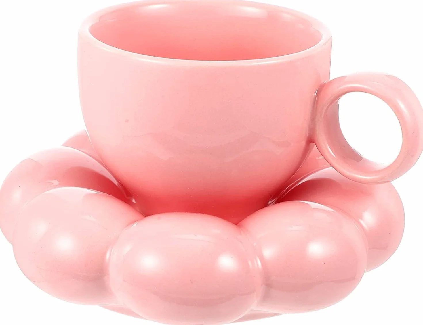 Filiżanka do herbaty Filiżanki do kawy Chmura Ceramiczny kubek do kawy Słonecznik Podstawka Filiżanka do kawy i spodek Śliczne zestawy do popołudniowej herbaty Mocha Mocha