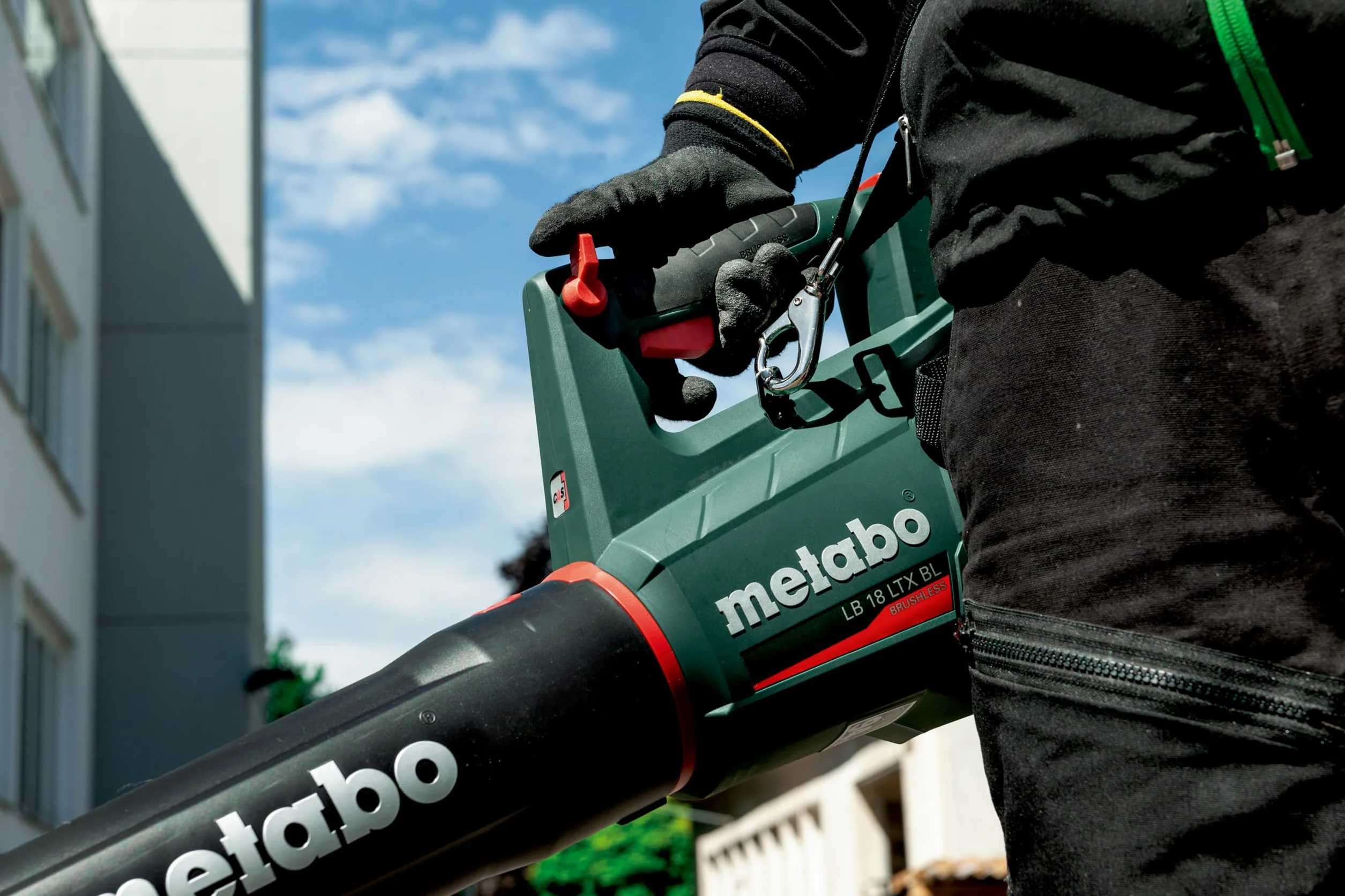 Metabo akumulatorowa dmuchawa do liści LB 18 LTX BL – 601607850 – 18 V – Cicha dmuchawa z mocnym silnikiem i stałą siłą nadmuchu – Bez akumulatora i ładowarki