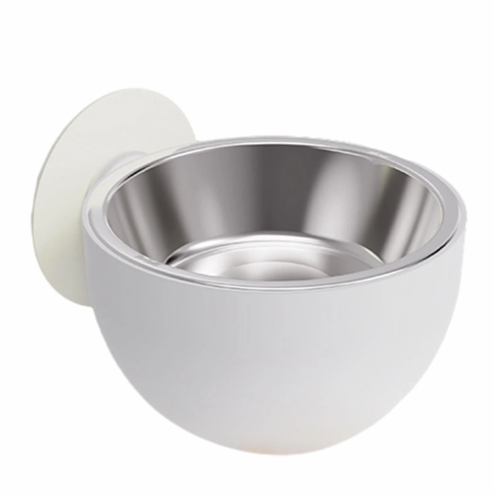 Wall Magnetic Dog Bowl, Stainless Steel Anti-Spill Feeder, Fixed Elevated Design, Strong Magnetic Mounting, Rust-Resistant & Dishwasher Safe, Perfect for Pets Food and Water