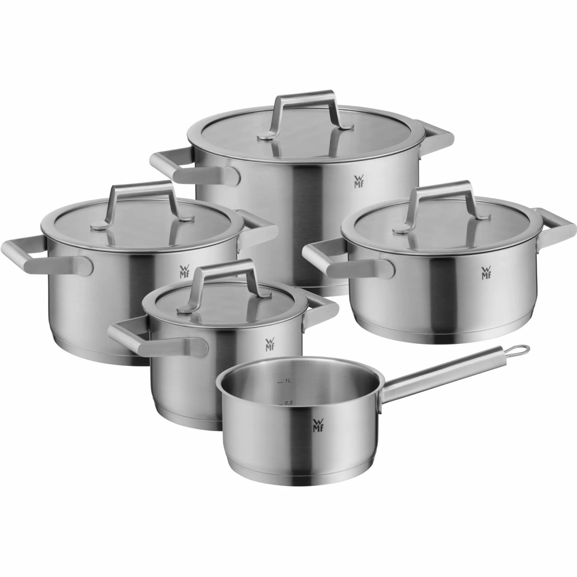 Wmf Comfort Line Zestaw Garnków, Srebrny, 5 Elementów
