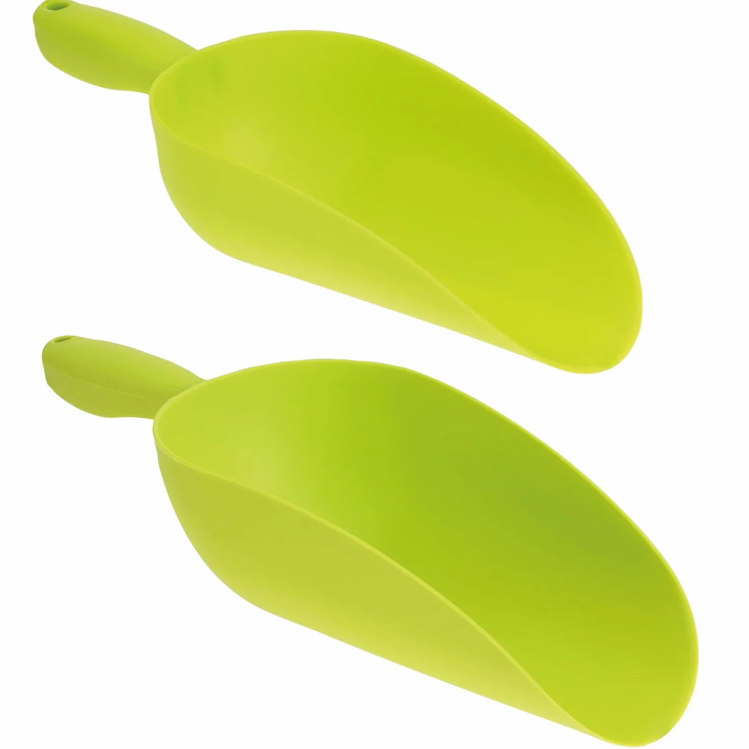 COM-FOUR® COM-FOUR 2x miarka do porcjowania paszy dla zwierzat - miarka do torebki plastikowej - miarka dla zwierzat domowych - miarka do wazenia paszy i nasion