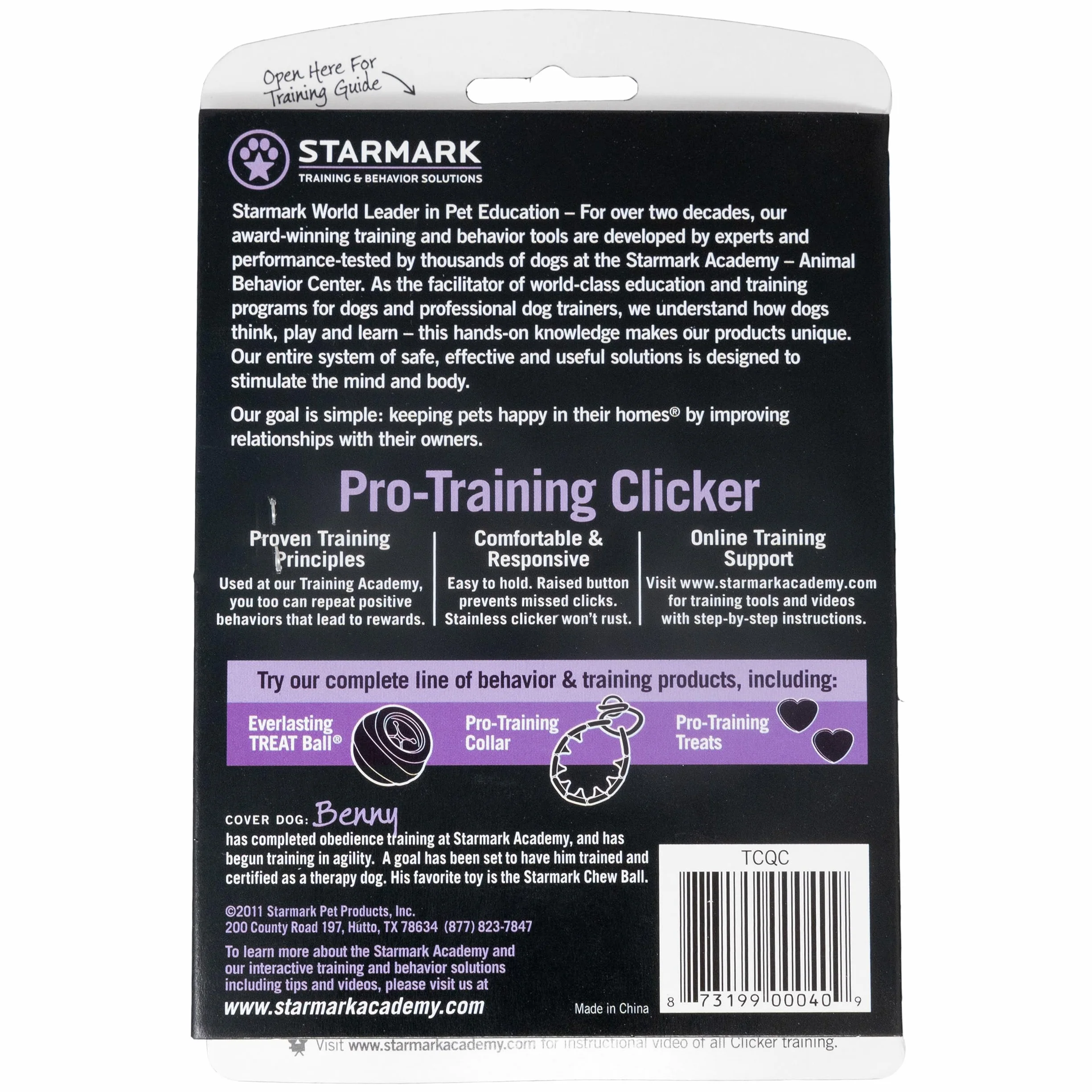 STARMARK 74200040: Pro Training Clicker, niebieski, 1 szt