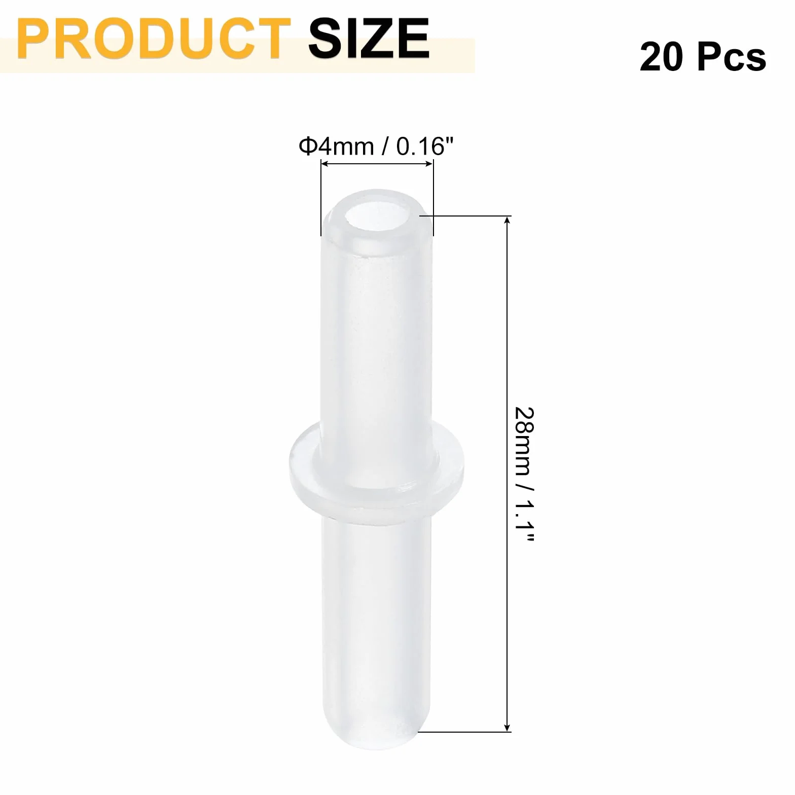QUARKZMAN złączki zaworów powietrza do akwarium, tworzywo sztuczne, 4 mm, biały
