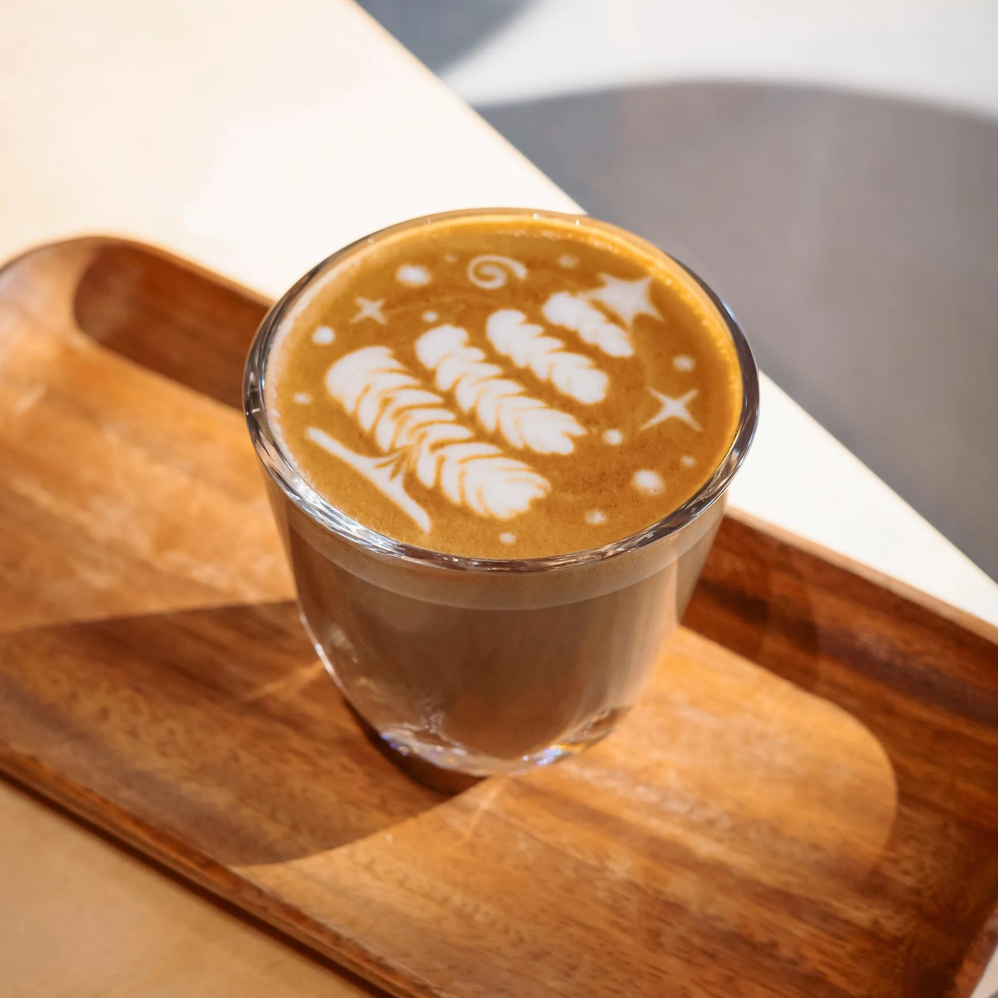 WACACO Stellar Filiżanki do espresso, zestaw 2 filiżanek do kawy, 1 x 60 ml i 1 x 200 ml, szklanka sodowo-limonkowa, ośmiostronny design, kubek do kawy do espresso, latte, cappuccino, mokka