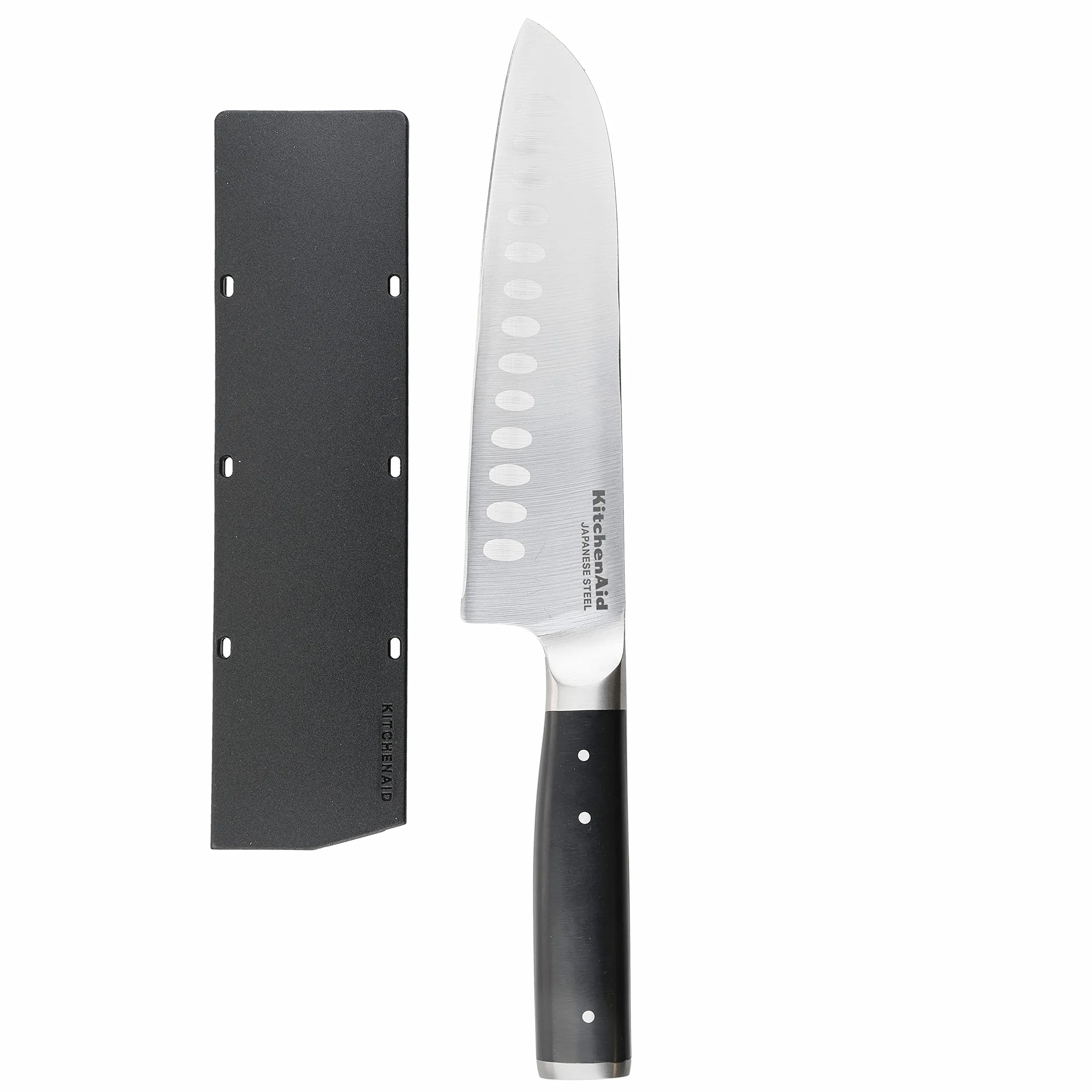 KitchenAid Gourmet Santoku Nóż, ostra japońska stal 420J2, 18 cm / 7 cali