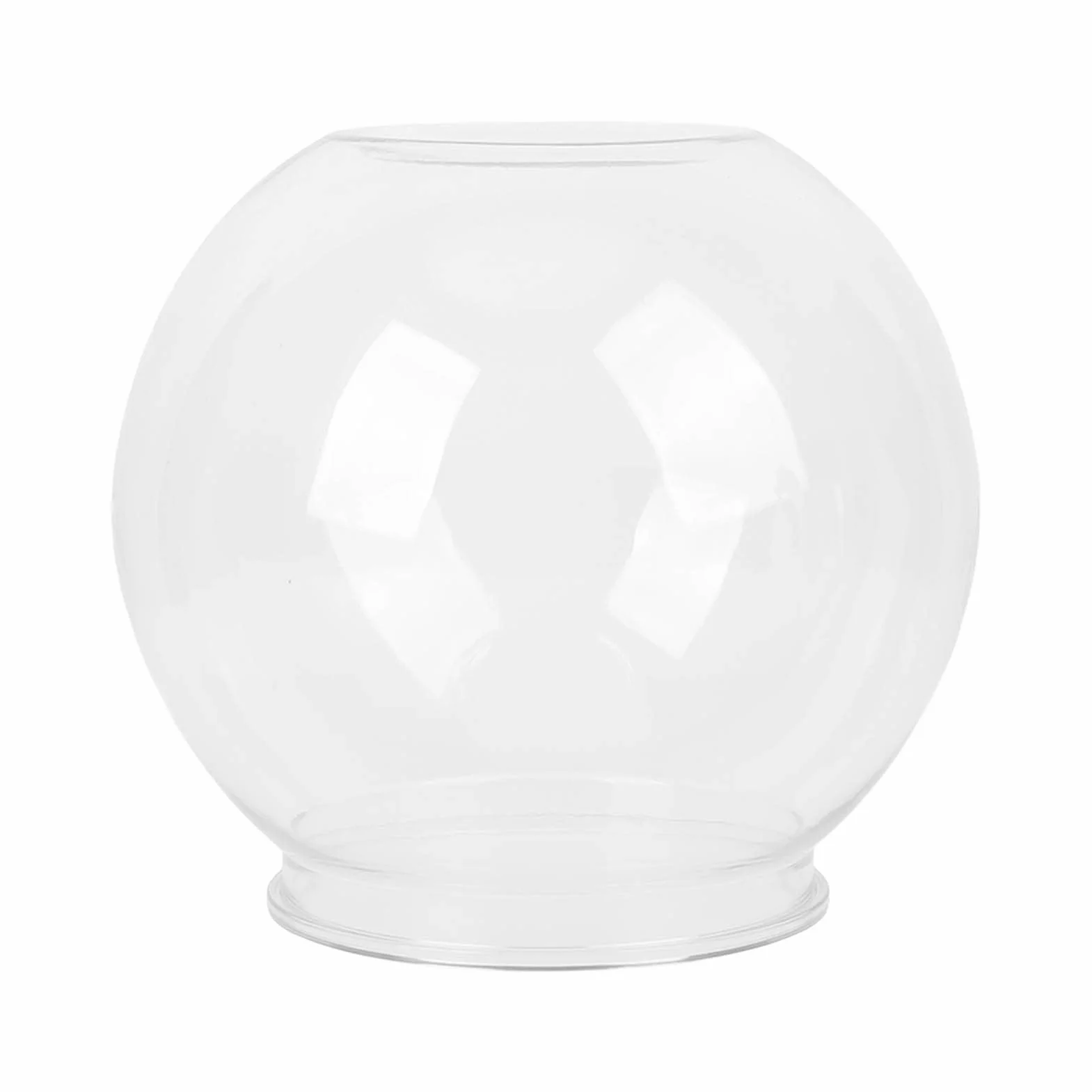 Heavy Duty Plastikowe Okrągłe Akwarium W Stylu Odporne Na Pęknięcie Plastikowe Miski Ivy Uniwersalne Małe Okrągłe Akwarium Na Biurko Regał Dekoracje (L)