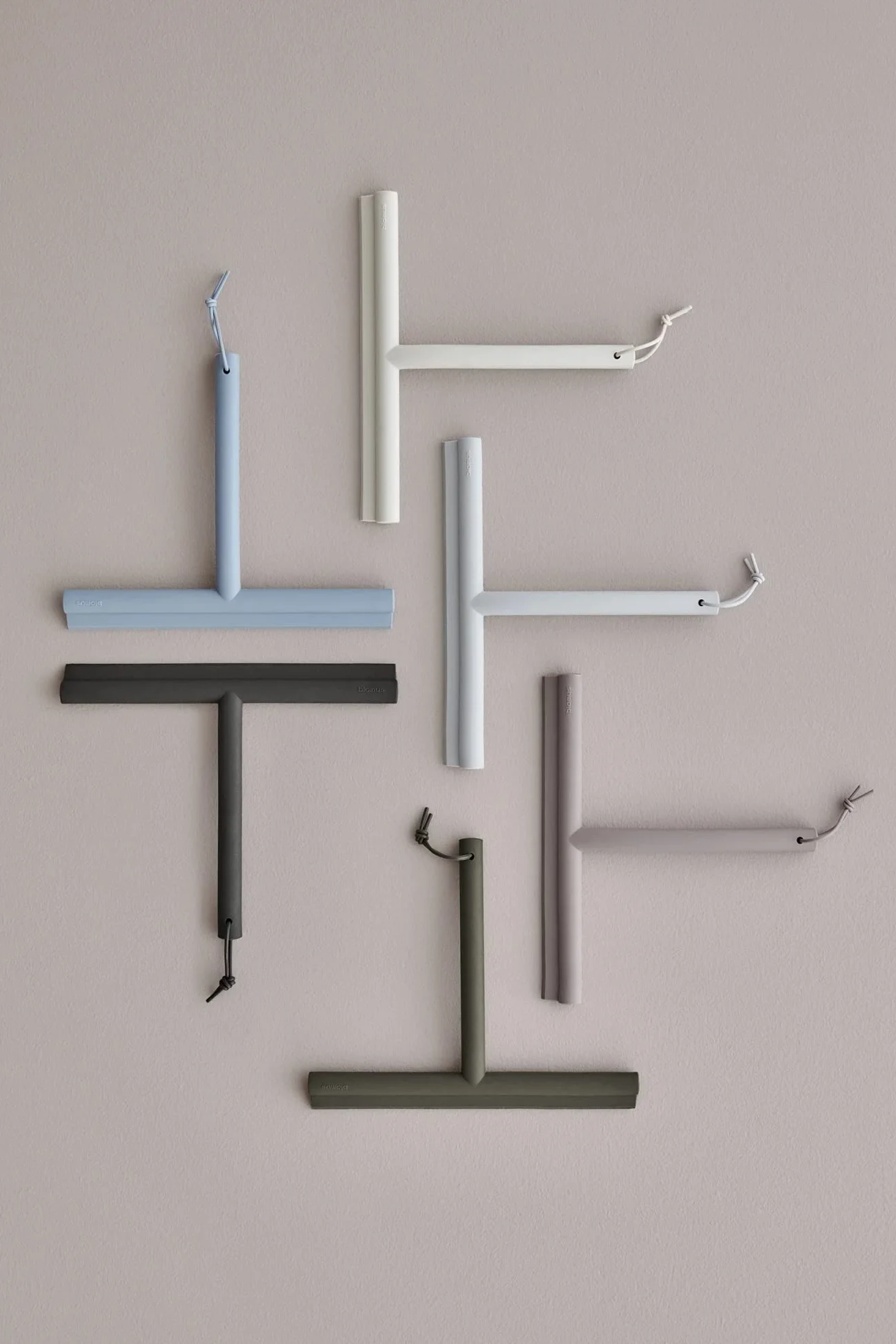 blomus douchewisser -VIPO- Douchewisser met houder 24 cm breed Siliconenwisser voor douche, badkamer Raamwisser Raamwisser Zwart
