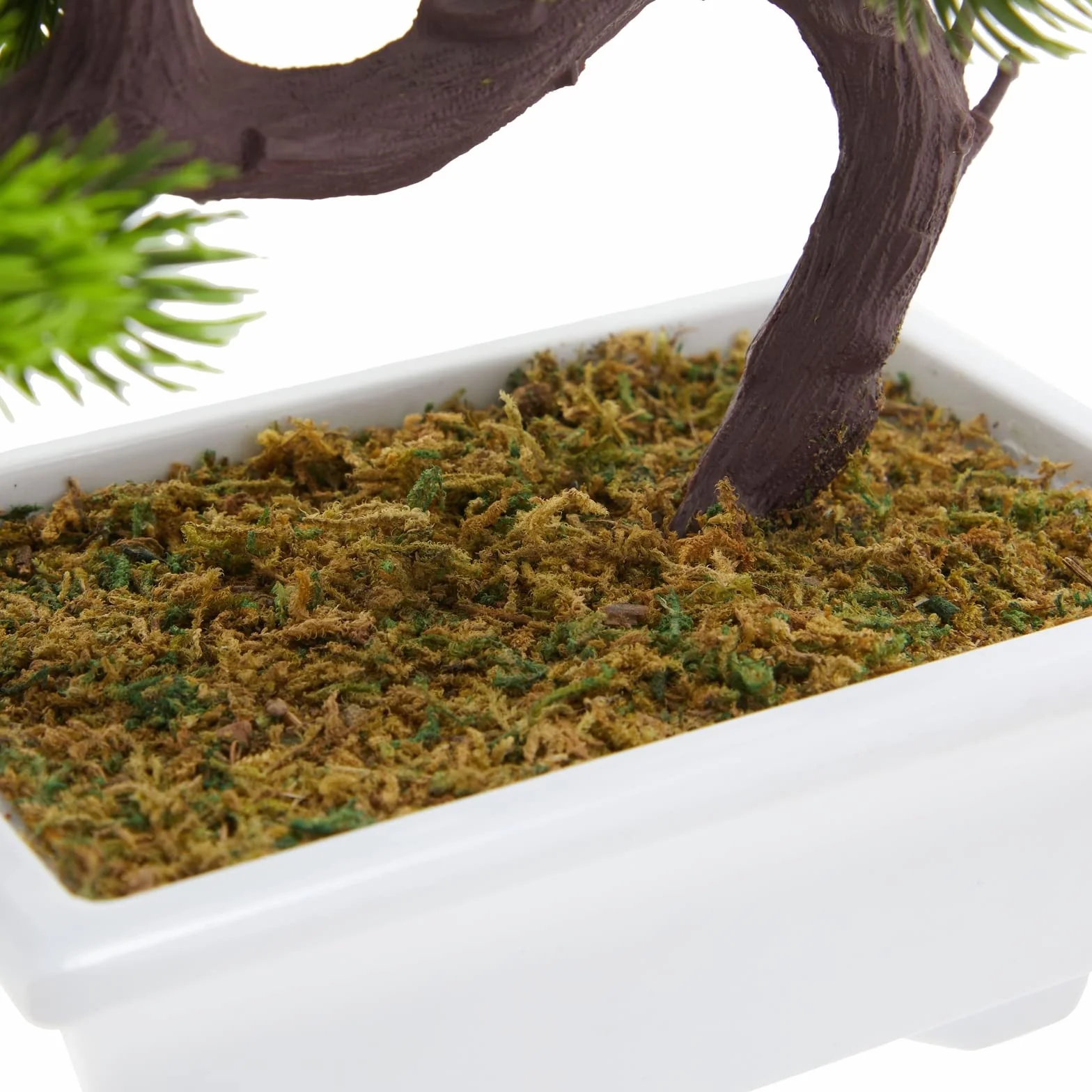 Sztuczne drzewko bonsai do japońskiego ogrodu zen, dekoracja domu, 26 x 13 x 24 cm