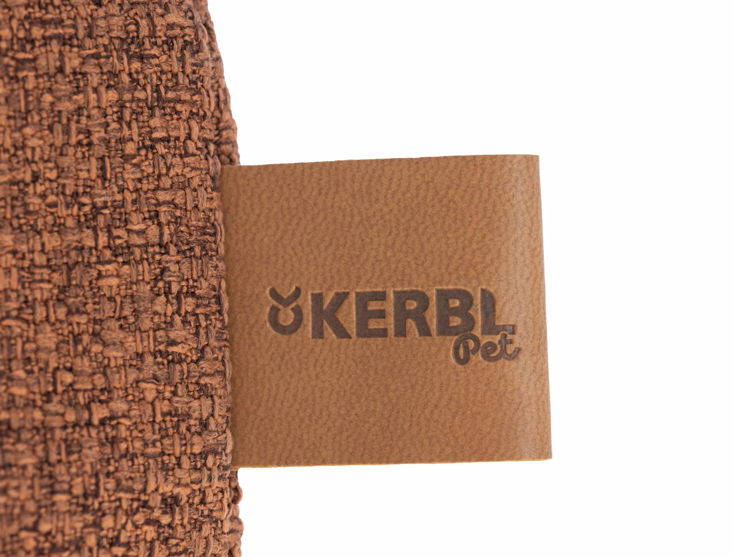 Kerbl Pet Worek Przytulanka Oliver, Legowisko dla Psa, Wytrzymałe, Odporne na Ścieranie, Pokrowiec do Prania, Wygodne Miejsce do Leżenia, Brązowy, 80X60X15 Cm