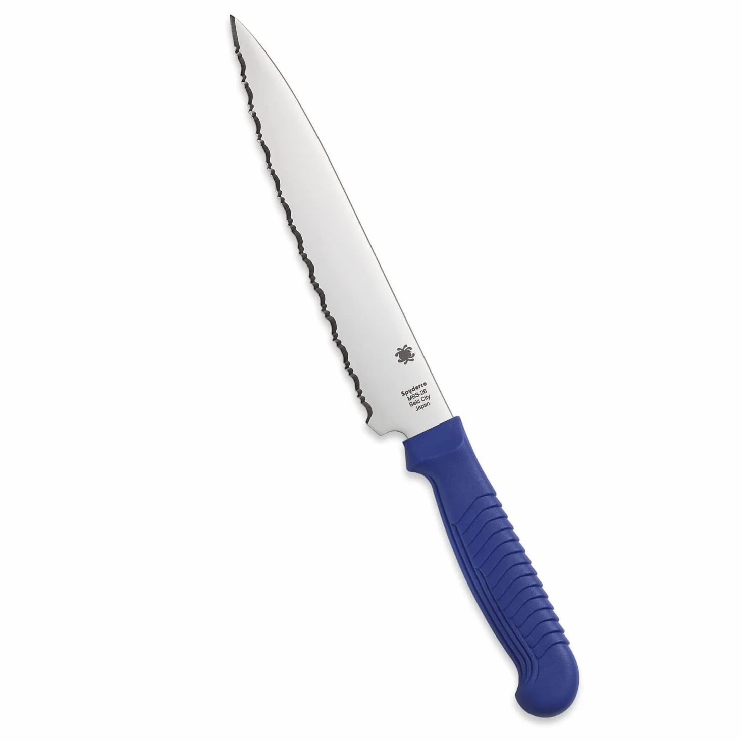 Spyderco K04SBL nóż kuchenny ze stałą rączką, niebieski, rozmiar 152 mm