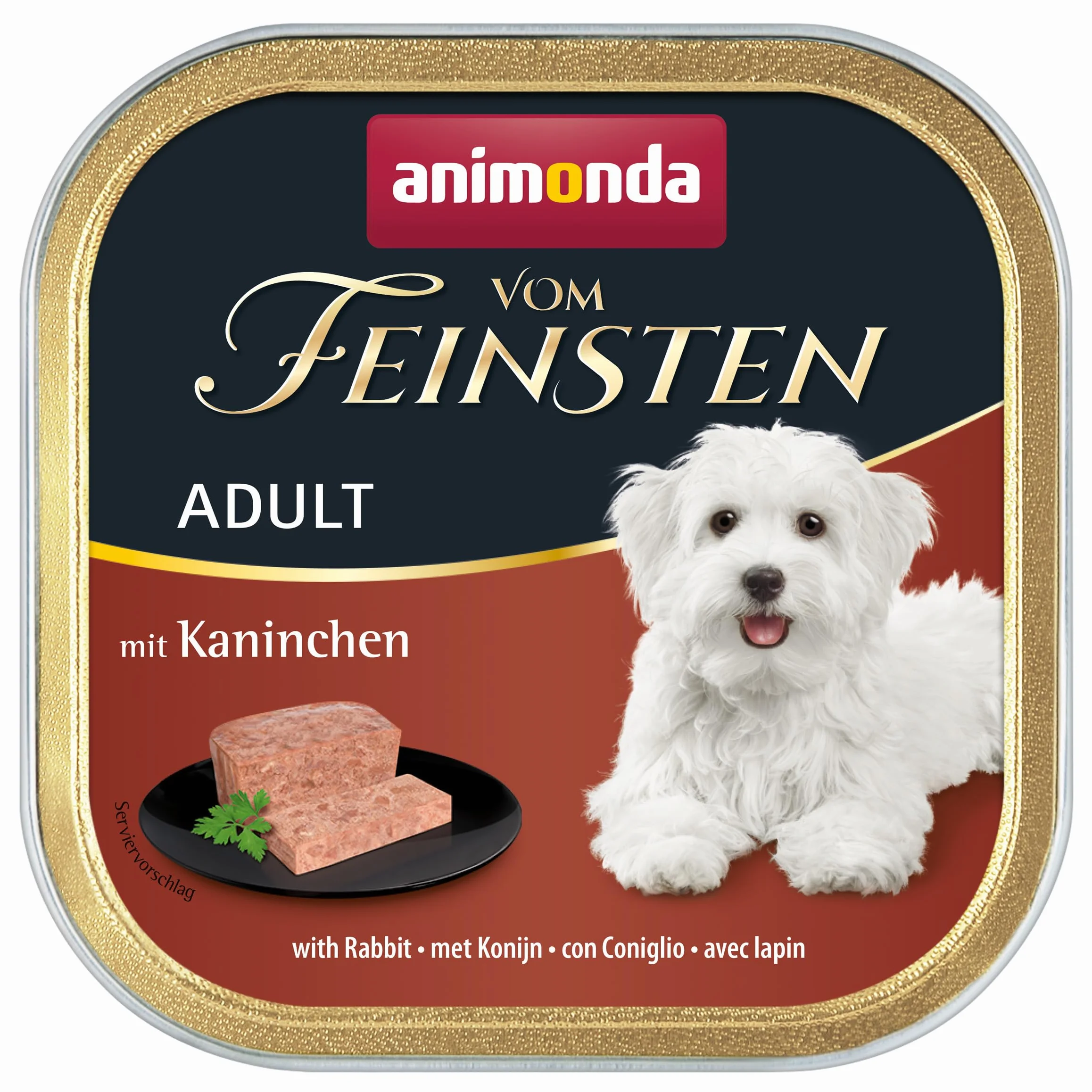 Animonda vom Feinsten karma dla psów mokra z królikiem 22 x 150 g bez zbóż