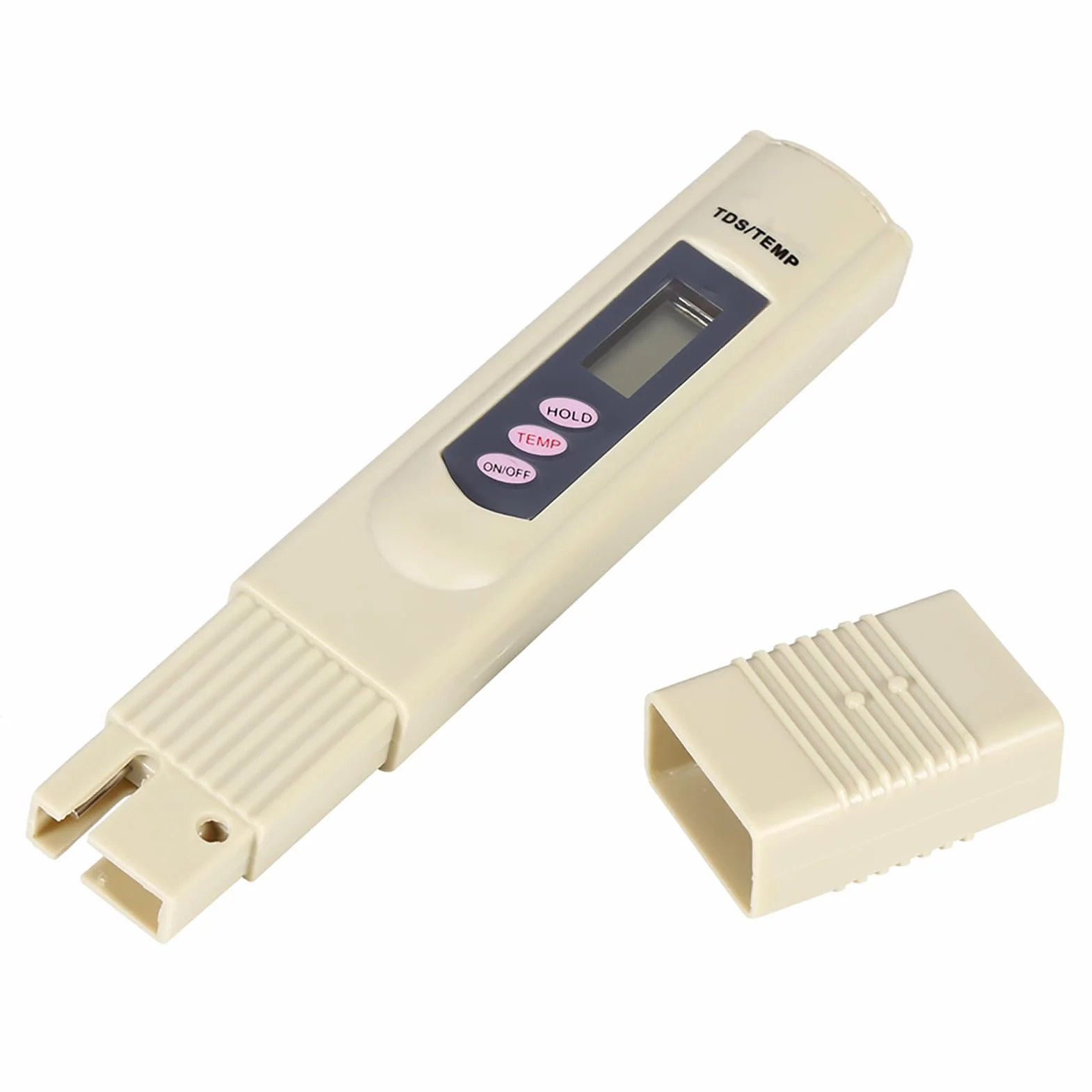 Cyfrowy tester LCD do jakości wody, tester wody Bewinner TDS Filtr czystości 0-9990 PPM Temp do wody pitnej, akwariów i basenów (szary)