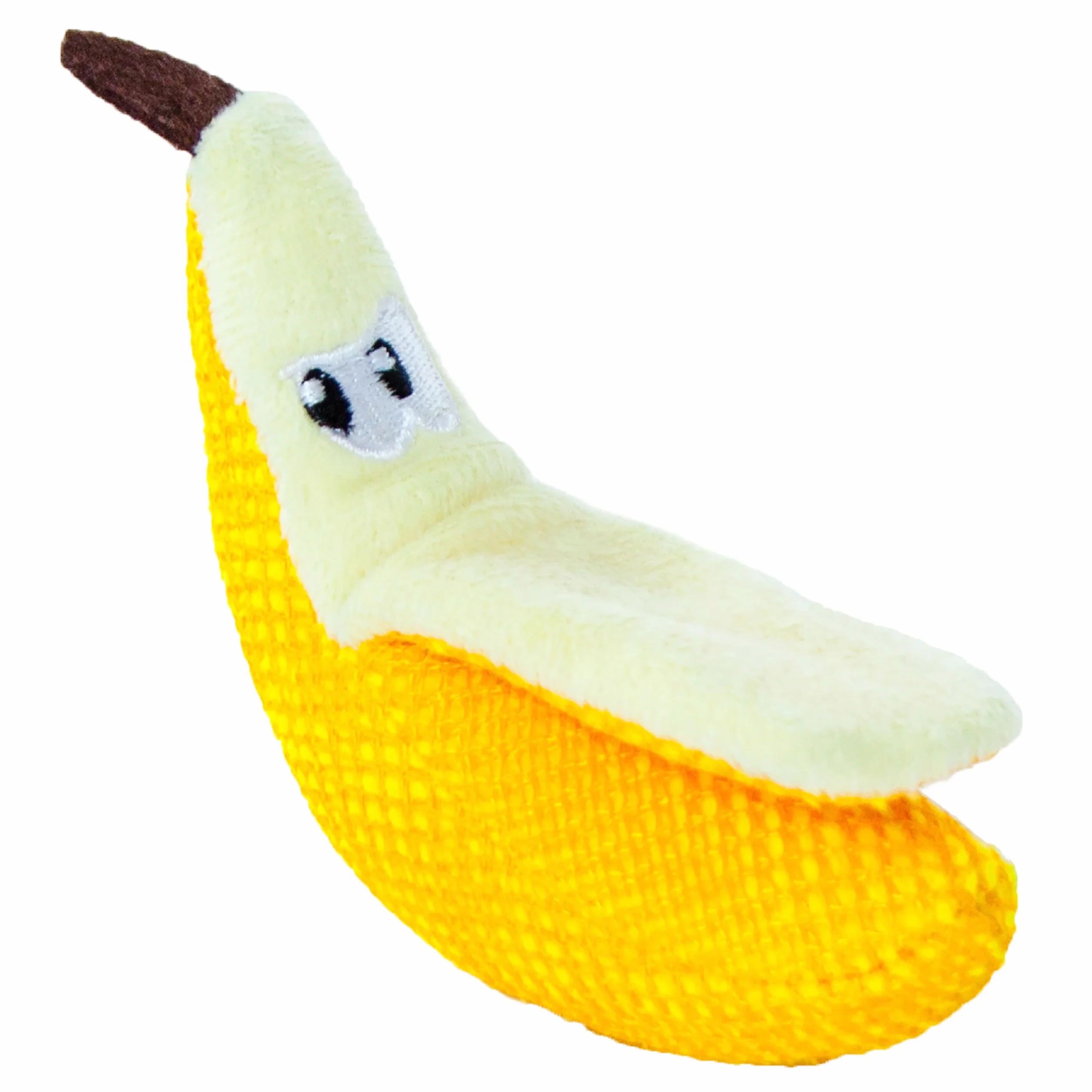 Petstages Dental Banana - Gryzak dla kotów z kocimiętką - kolor żółty