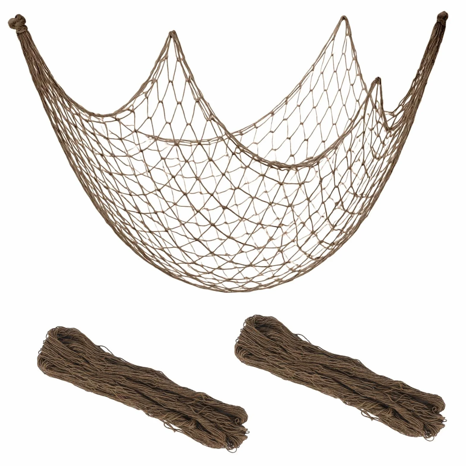 2 szt. 200x100cm Impreza o Tematyce Oceanicznej Dekoracja z Sieci Rybackiej, Bawełna Dekoracja Ścienna w Stylu Marynistycznym Sieć Rybacka Zawieszki na Plażę Piracka Syrenka Artykuły Imprezowe