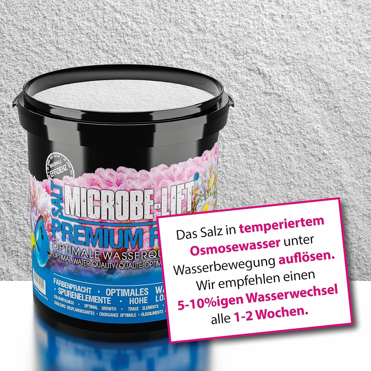 Microbe-Lift Sól Rafowa Premium do Akwarium, 10kg