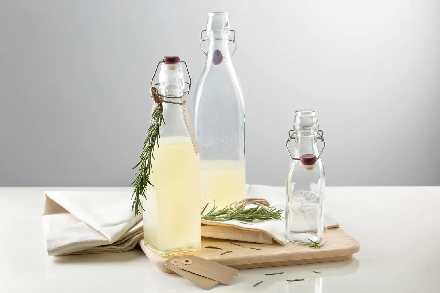 Kilner Klips Top kwadratowa butelka 0,55 litra