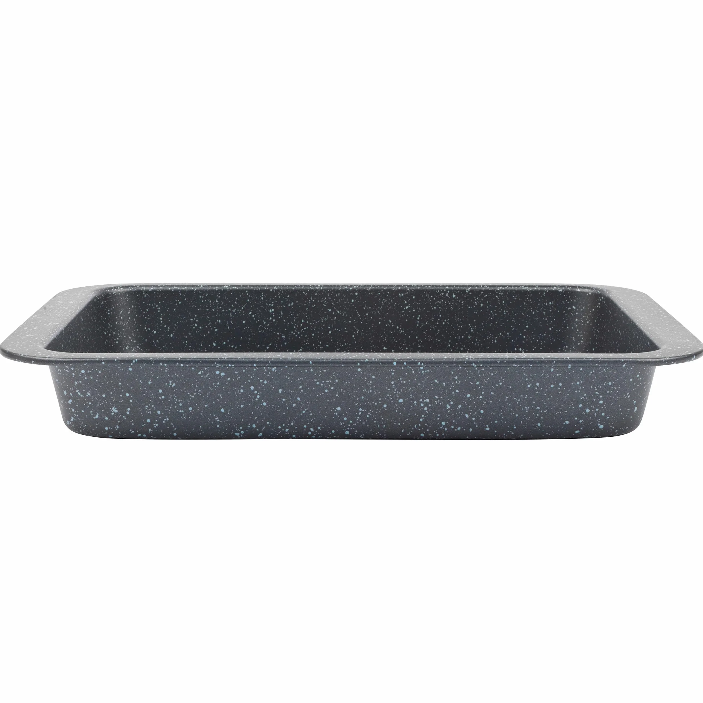 Salter BW07032BRMFOB Megastone Collection Carbon Steel Roaster, Roasting Pan, Deep Baking Tray, Non-Stick Coating, Oven Safe, PFOA-Free, 36 cm, Black