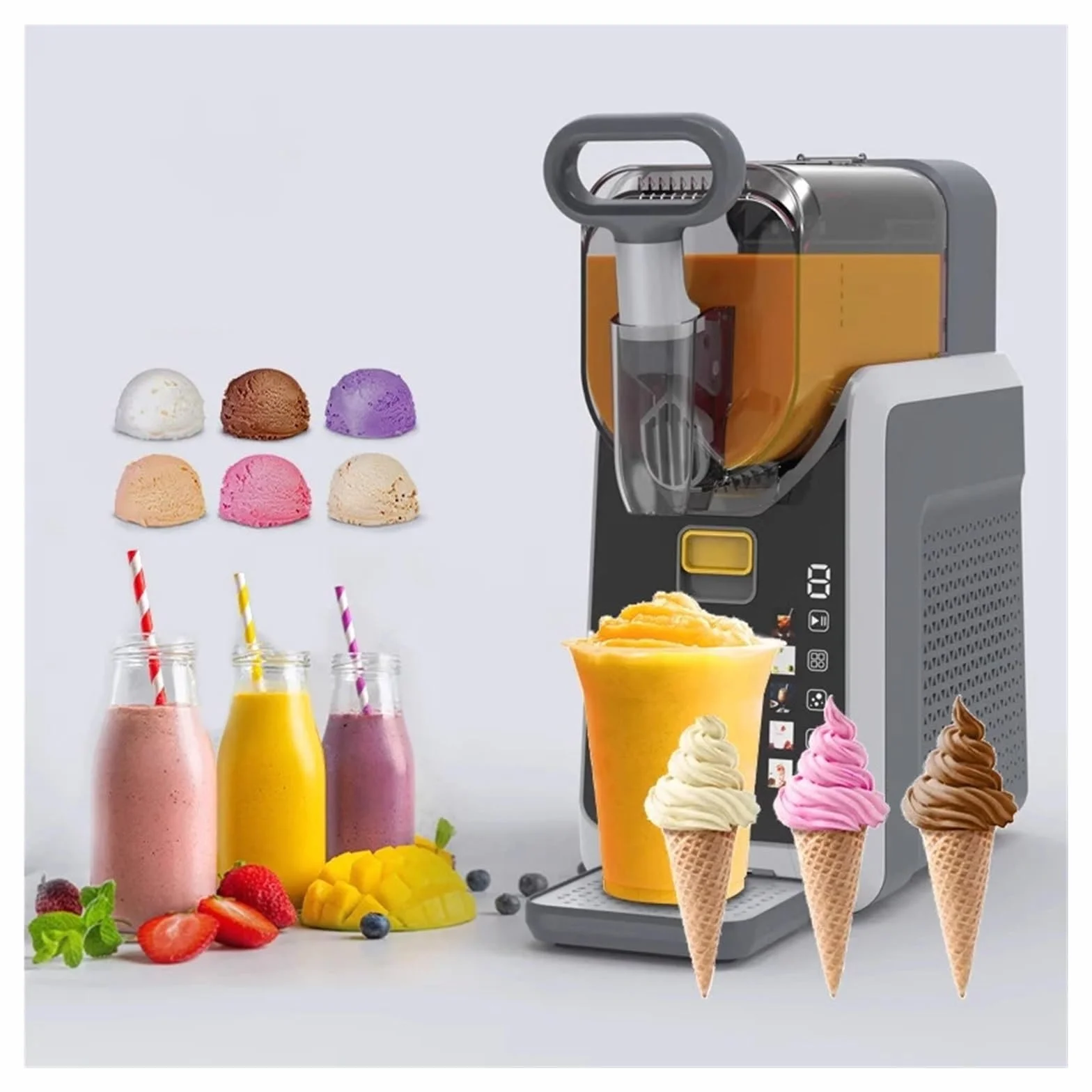 Maszyna Do Topienia Śniegu Użytku Domowego Zimnych Napojów Błota Pośniegowego Smoothie Koktajli Mlecznych Ogolonego Lodu Wysokowydajne ChłOdzenie