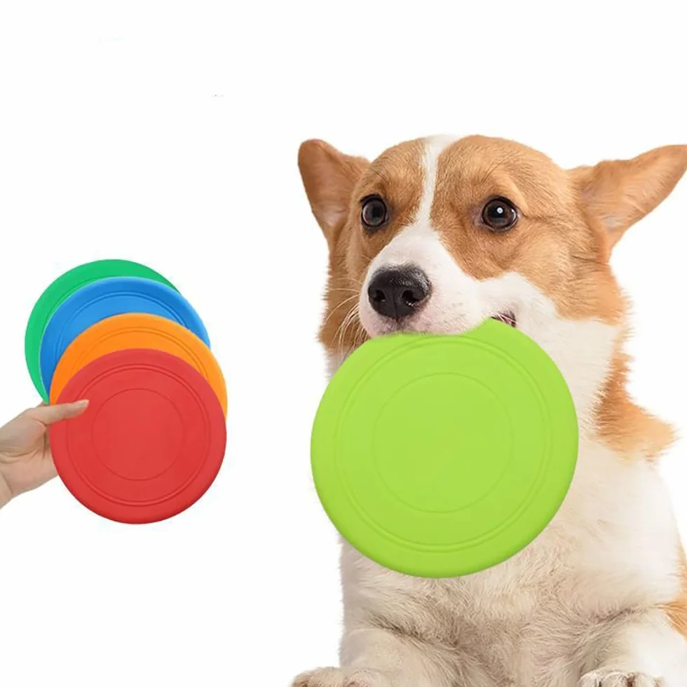 Frisbee, 6 sztuk frisbee, zabawka dla psa, krążek 17,8 cm, frisbee, duże psy, zestaw zabawek do treningu psa, rzucania, łapania i zabawy