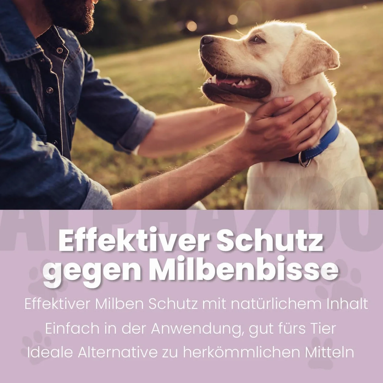 Alphazoo Milbhunter Spray dla psów 250 ml z eukaliptusem cytrynowym i geraniolem przeciwko roztoczom