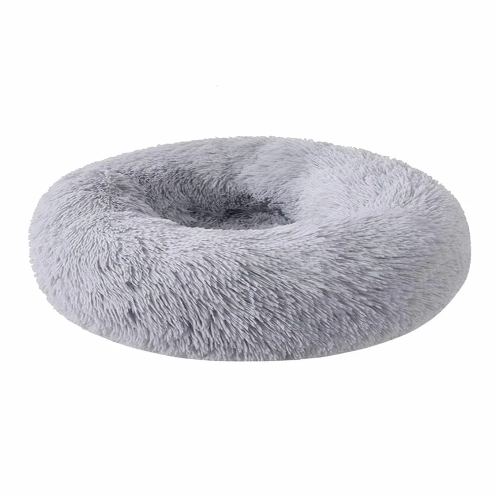 Legowisko dla kota donut pluszowe okrągłe 38 cm