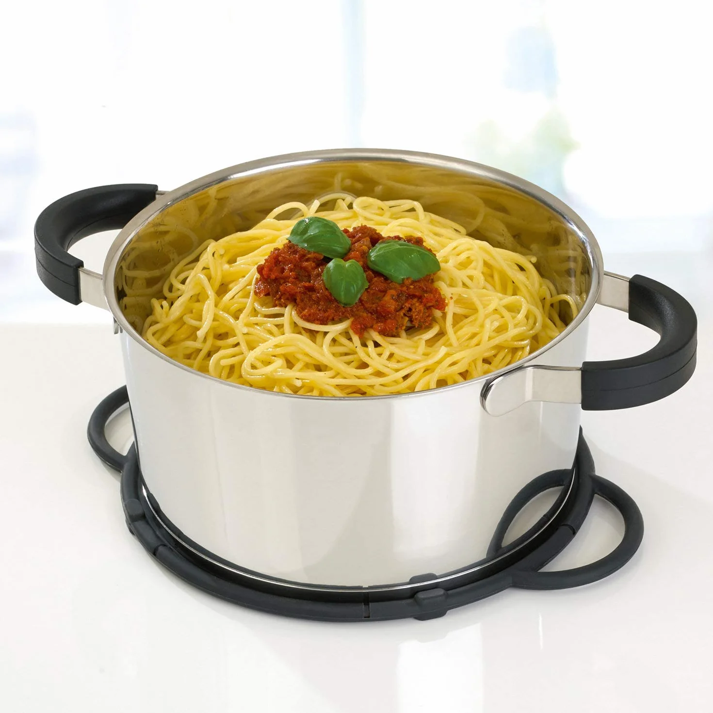 EMSA 514560 Smart Kitchen silikonowa osłona przed rozpryskami, Ø 26 cm, szara