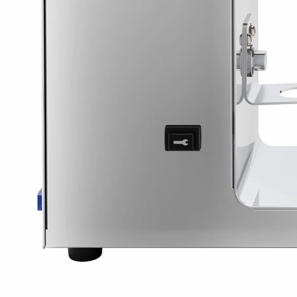 LELIT Fred PL044MMT, prosumencki młynek do kawy na żądanie ze stożkowymi zadziorami Ø 38 mm, czas szlifowania stołu do siedzenia, stal nierdzewna, 200 W, srebrny