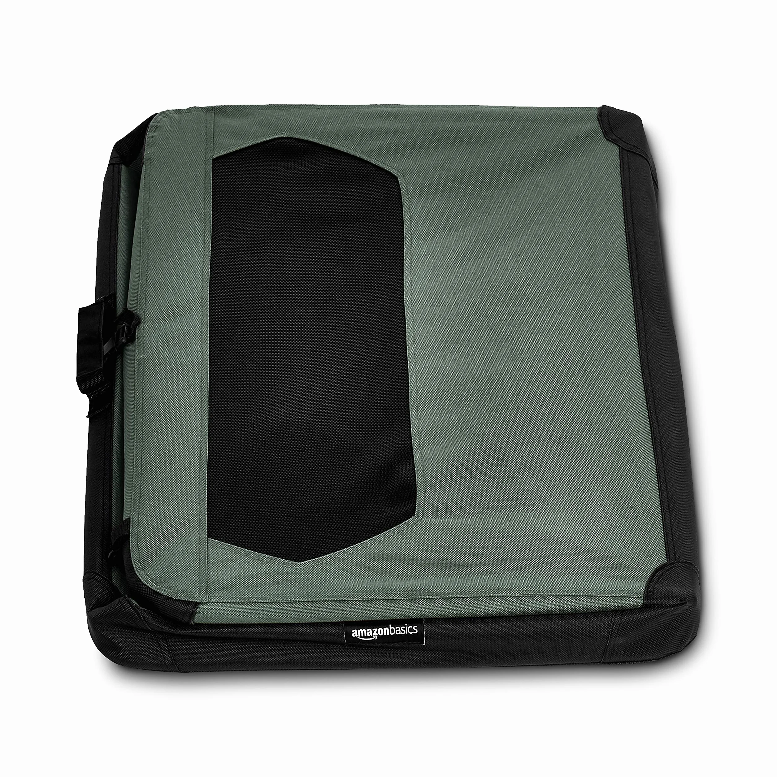 Amazon Basics 12002-36GY Skrzynka Transportowa dla Zwierząt Domowych, 91 cm, Szara