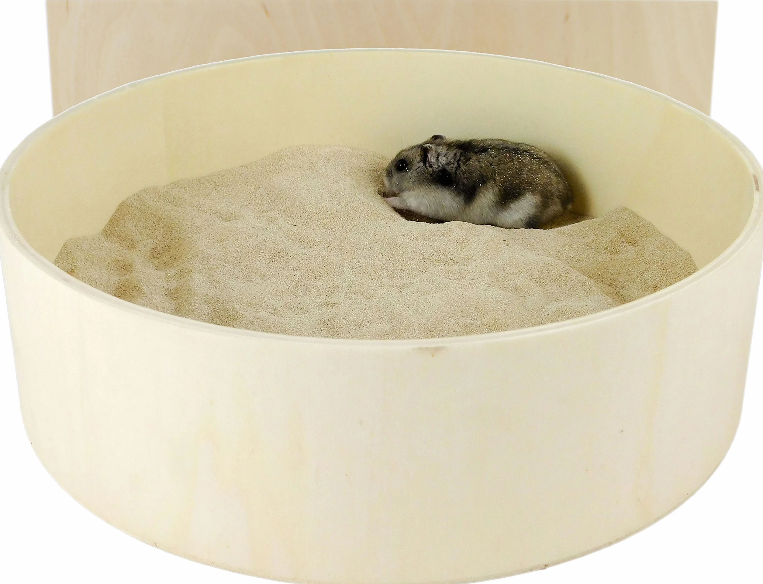 Getzoo Kąpiel z piaskiem Ø 33 cm dla zwierząt naturalna pielęgnacja pazurów