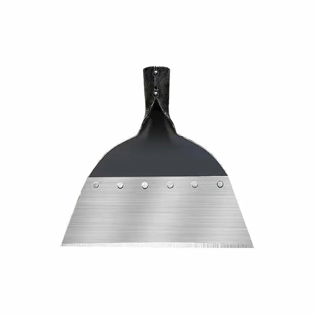 Wielofunkcyjna szufla do czyszczenia ogrodu, łopata ogrodowa, płaska, stalowa łopata do chwastów, do chwastów, do chwastów, do ogrodu, trawnika, 21 cm