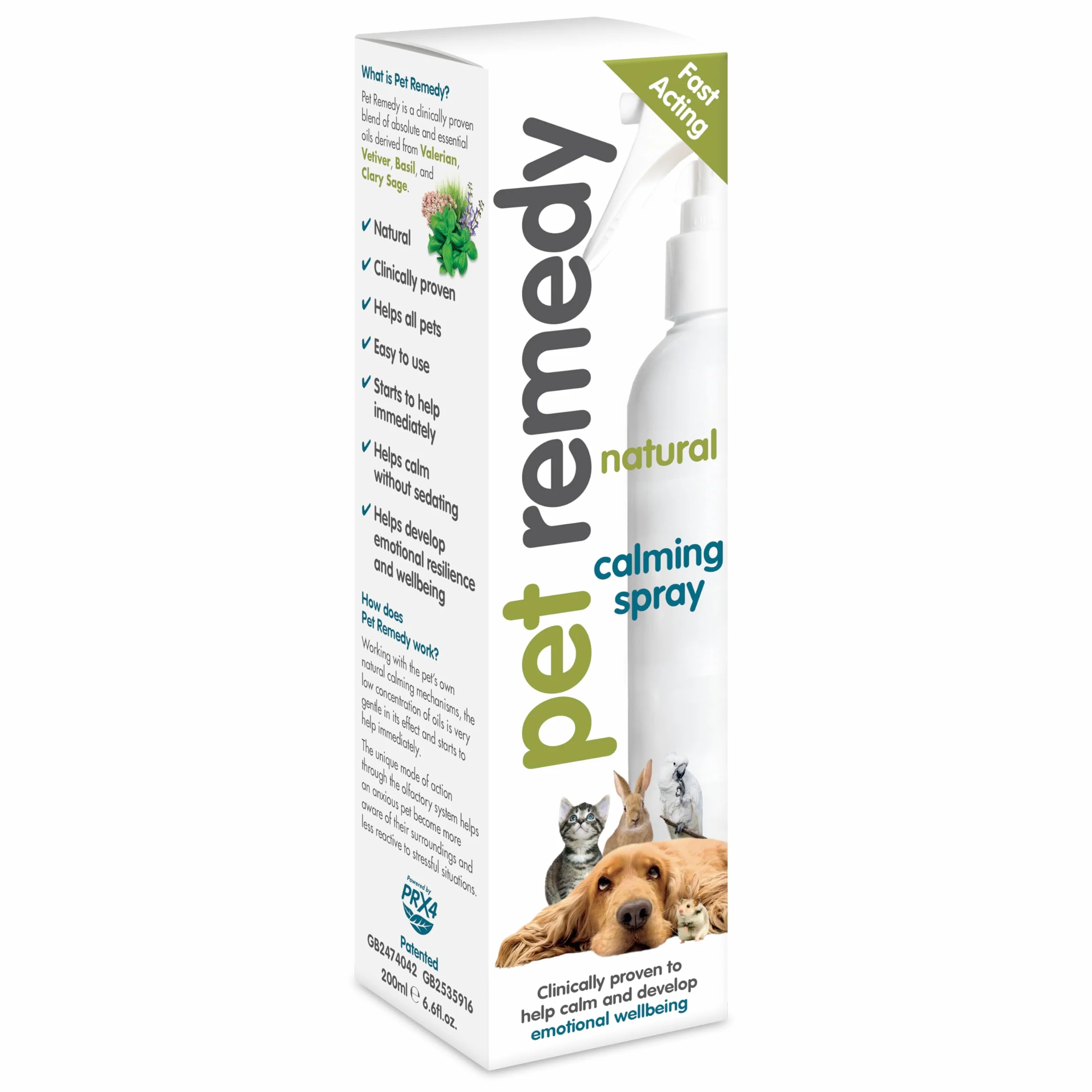 Pet Remedy Naturalny spray odstresujący uspokajający 200 ml