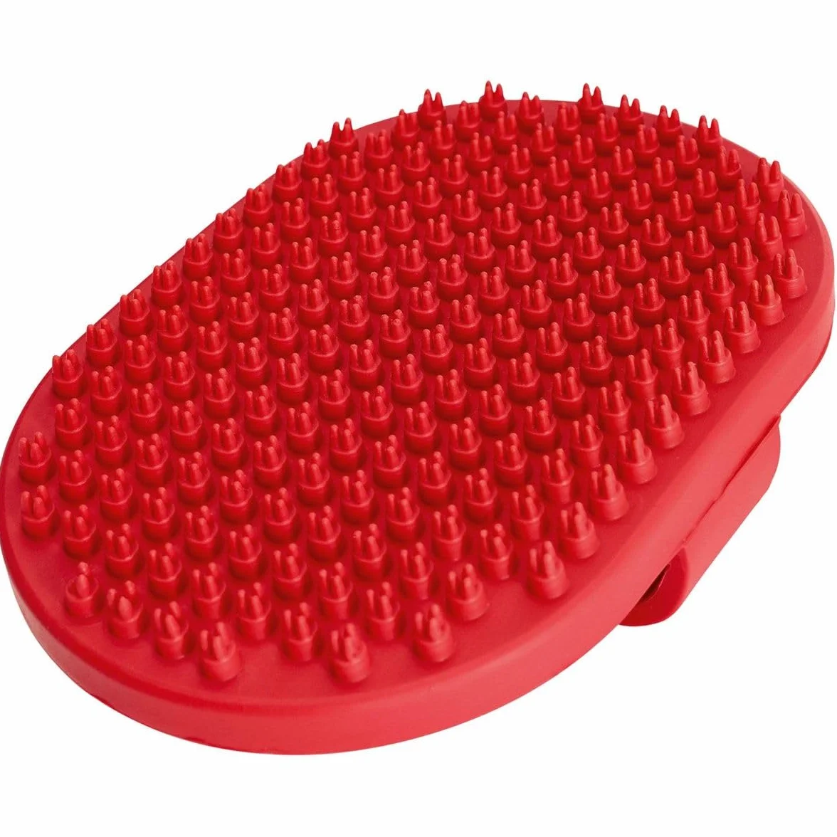 Hunter pas do masażu dla psów, z pełnej gumy, czerwony