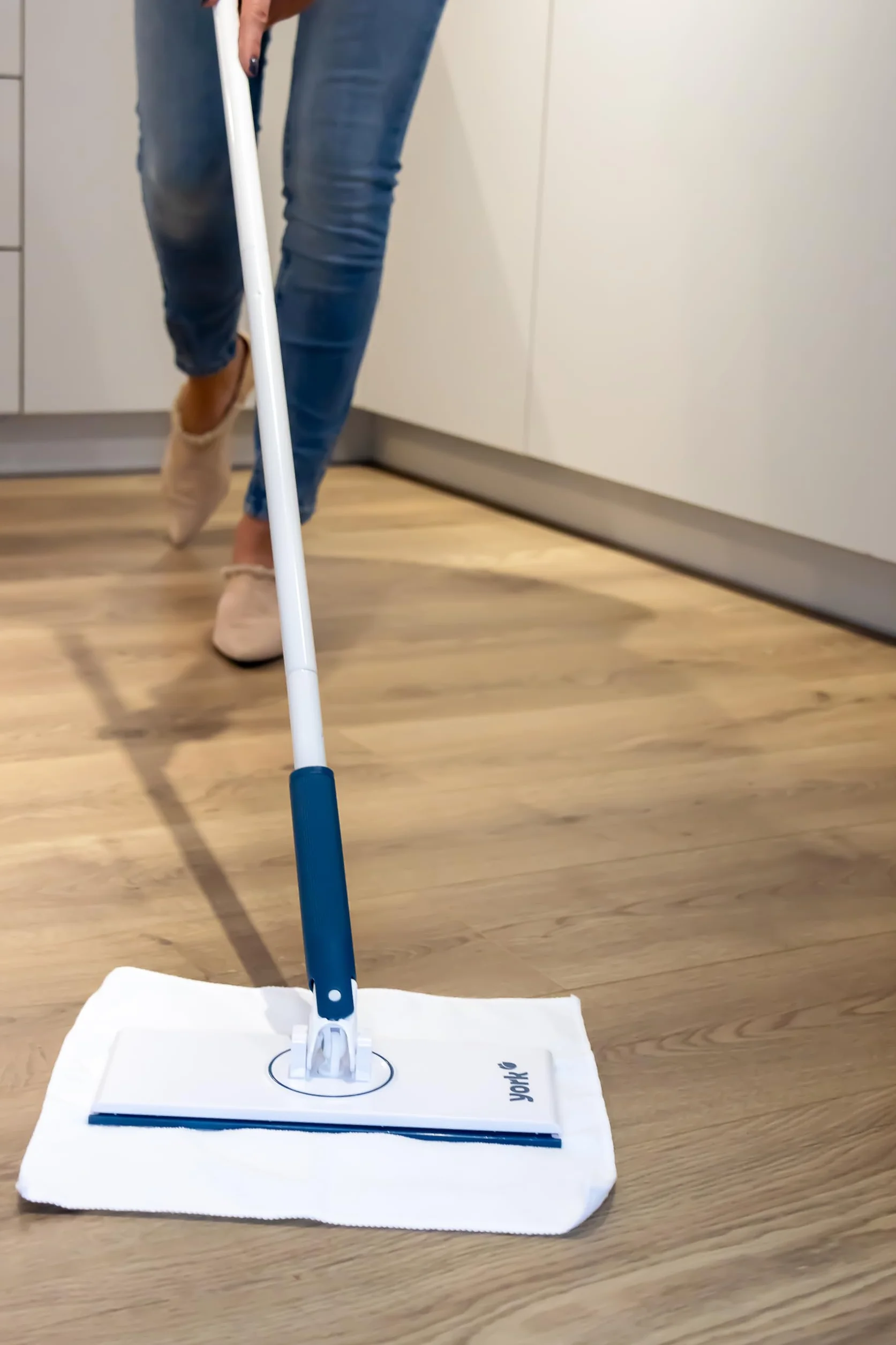 York Snappy mop do podłogi ze ściereczką z mikrofibry 360 przegub obrotowy mop płaski mop czyszczenie czyszczenie