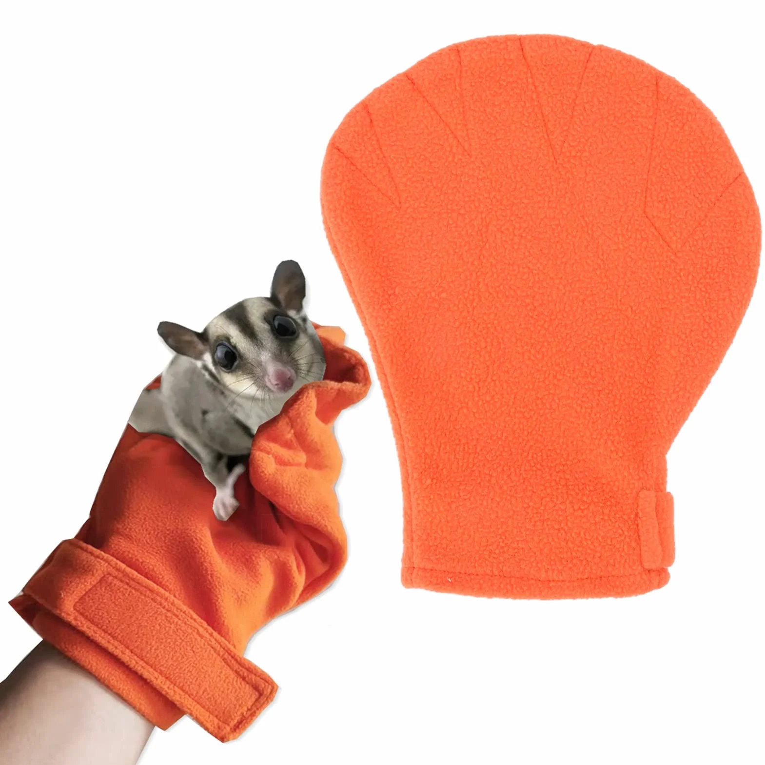 Rękawica Klejąca Odporna na Ugryzienia dla Małych Zwierząt (ORANGE)