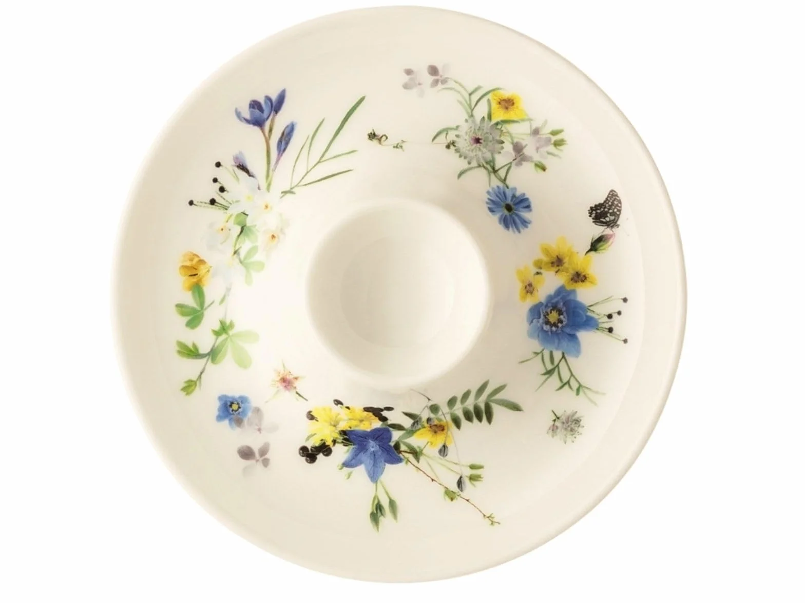 Rosenthal Brillance Fleurs des Alpes kieliszek do jajka z półką